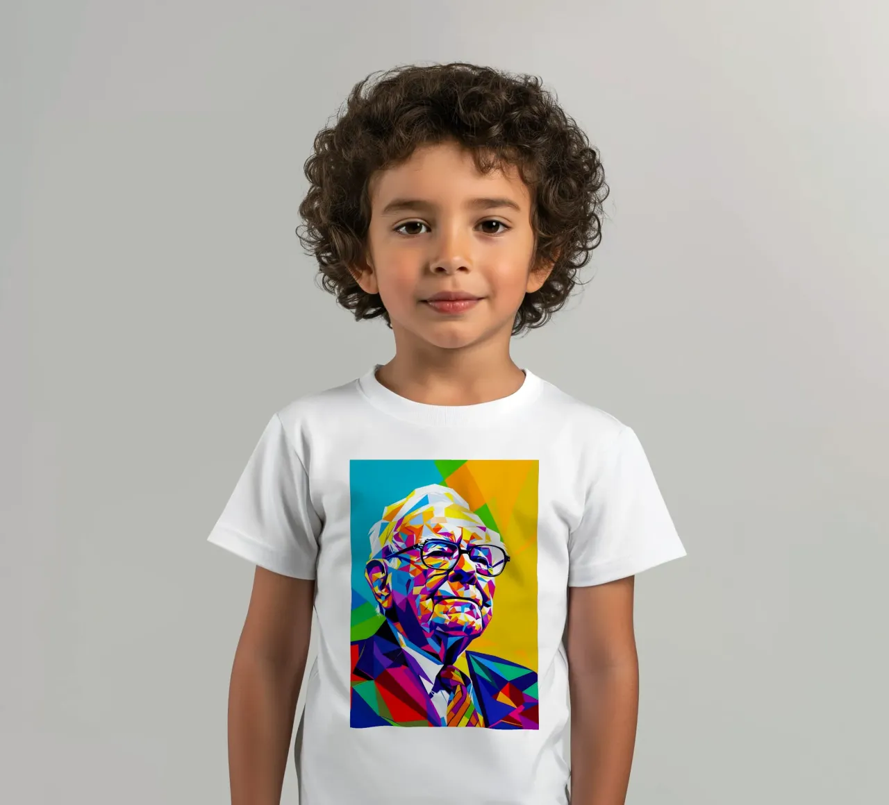 Warren Buffett kinder t-shirt van HopeStudio