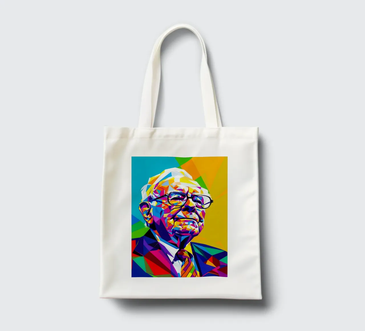 Warren Buffett tote bag by HopeStudio