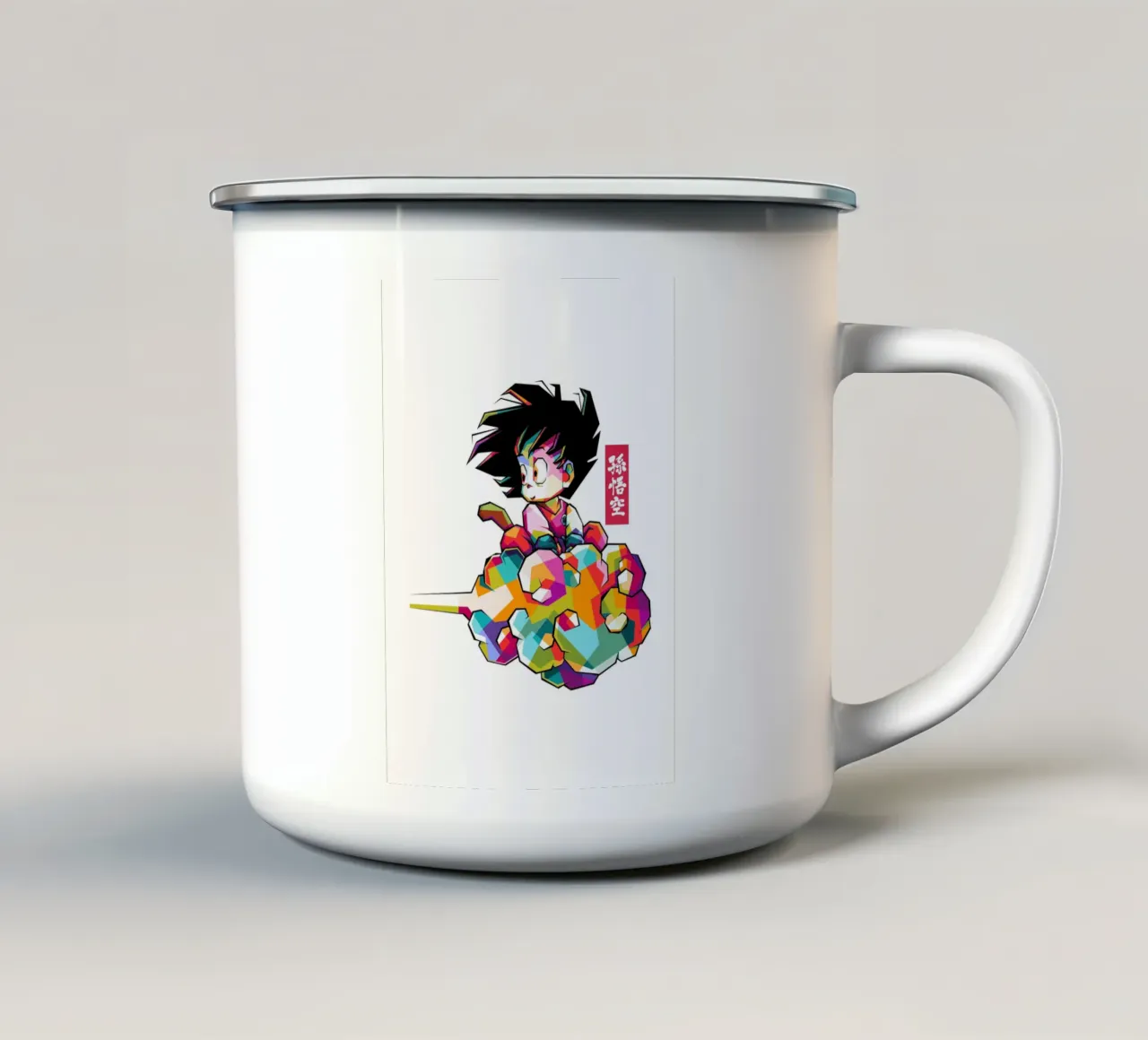 Goku tazza in smalto da HopeStudio