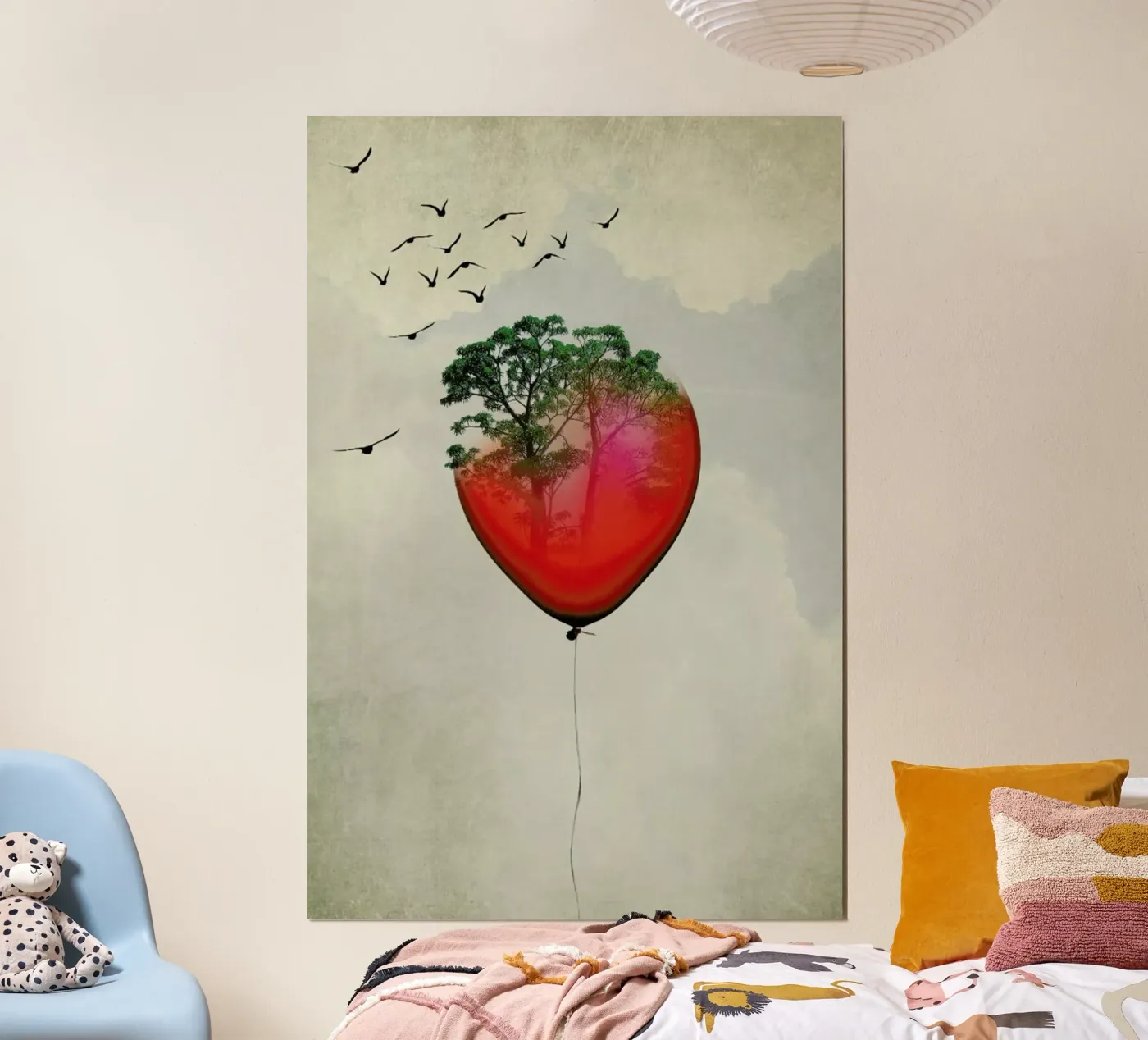 Red Balloon Poster von Amy & Kurt