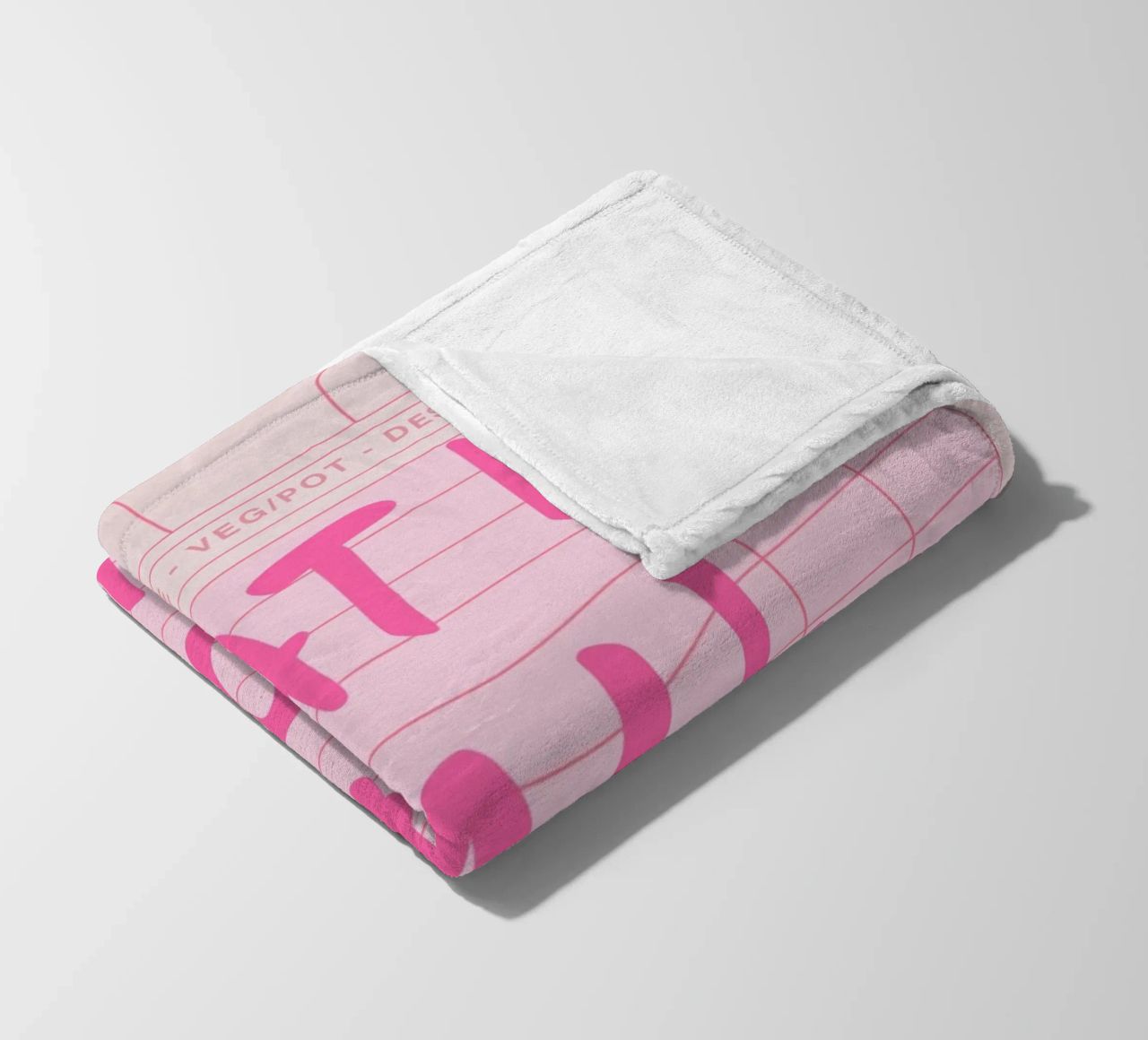 Guest Check,What If It All Works Out, Trendy Typography fleece blanket by pdigitalprints