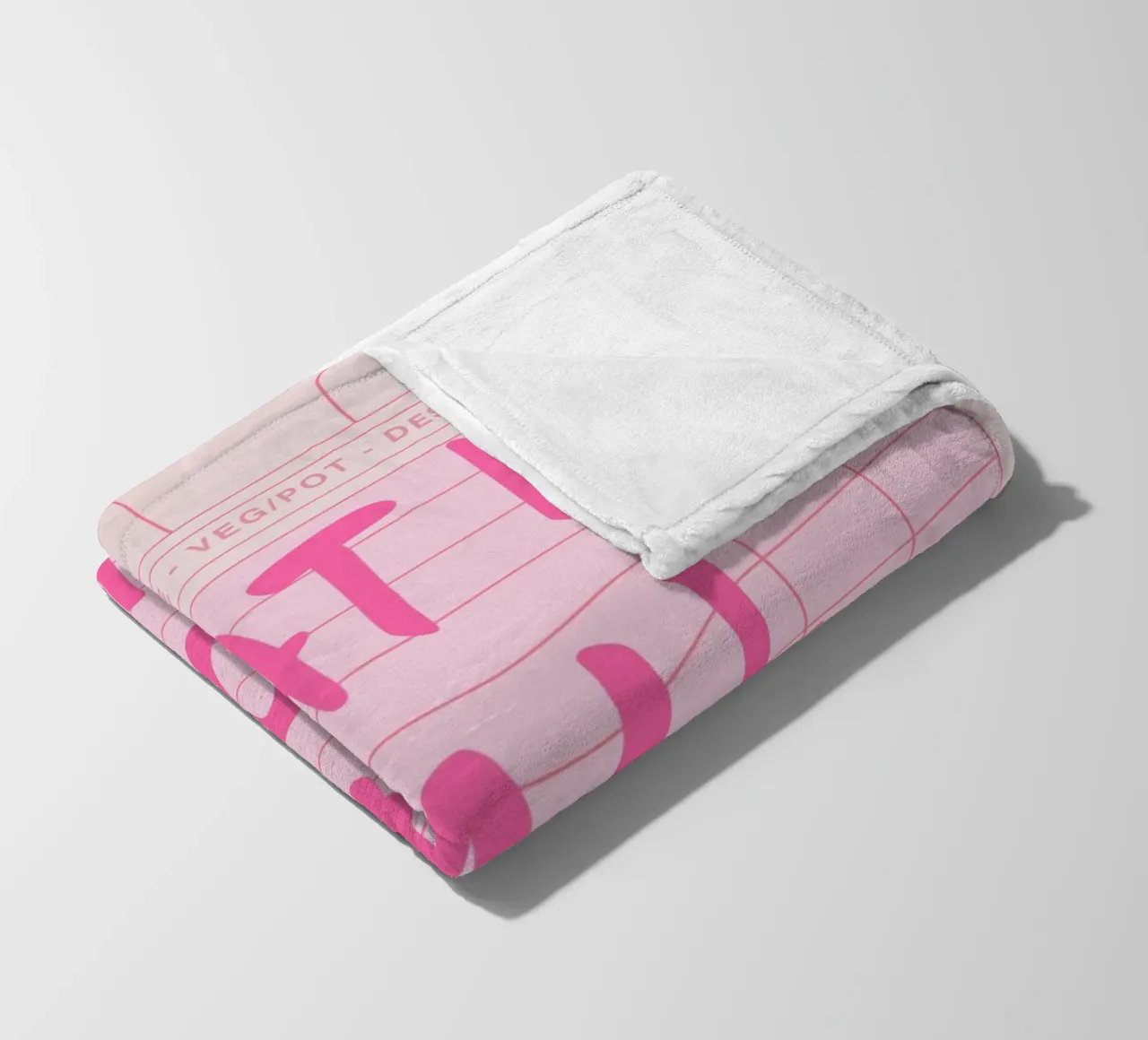 Guest Check, What If It All Works Out, Trendy Typography (en anglais) plaid polaire de pdigitalprints