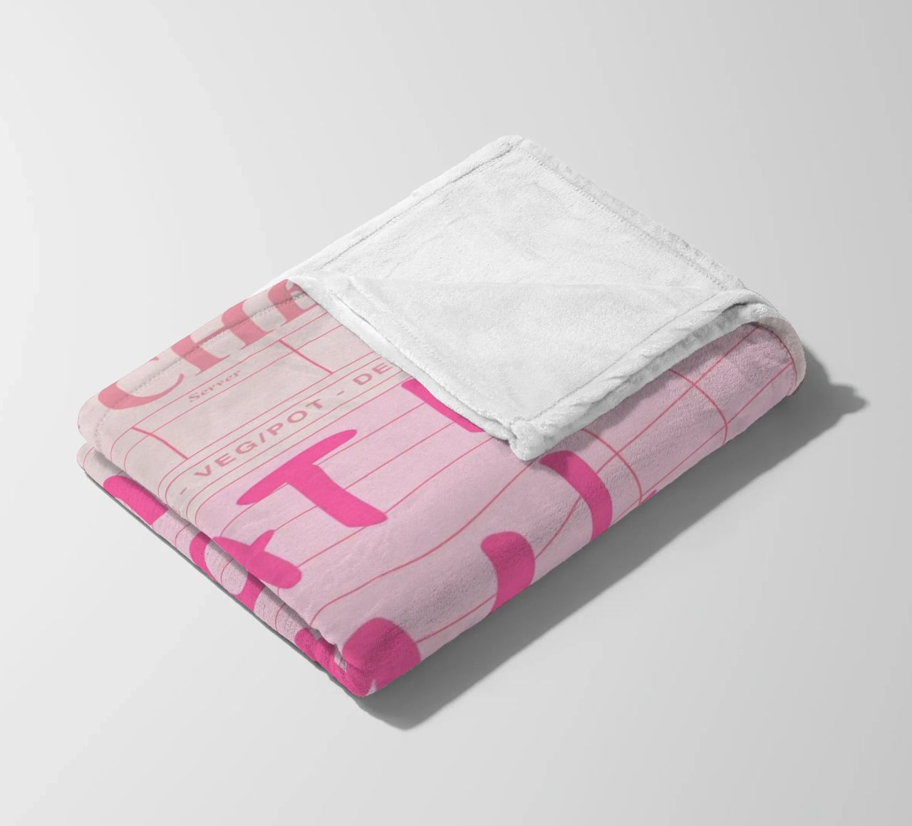 Guest Check,What If It All Works Out, Trendy Typography fleece blanket by pdigitalprints