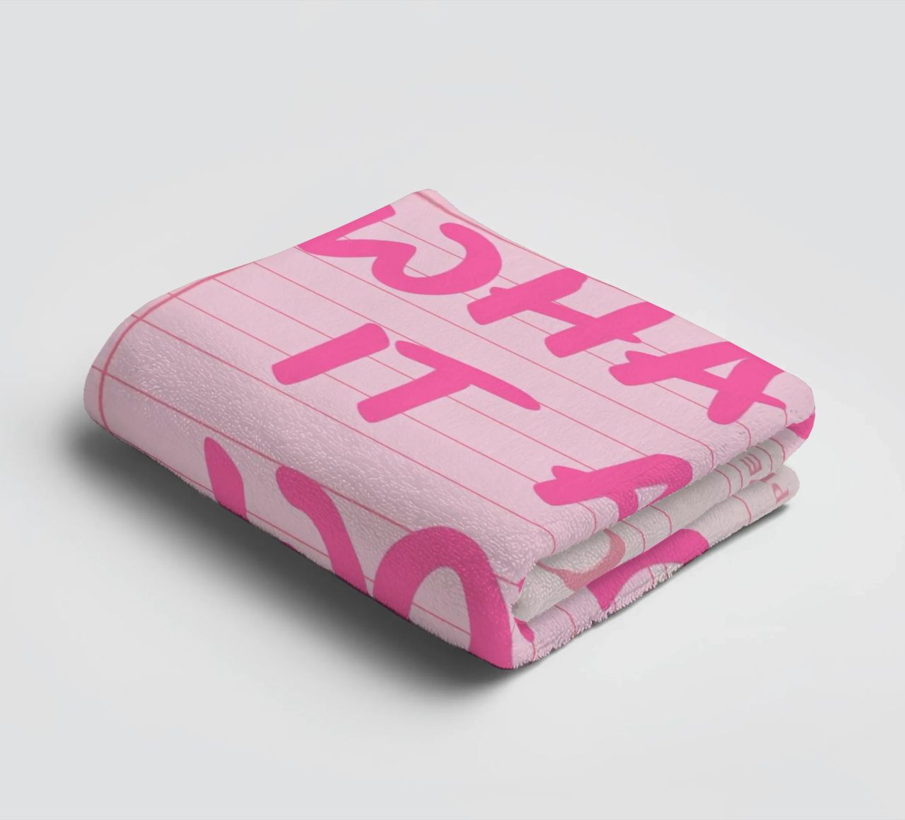Guest Check,What If It All Works Out, Trendy Typography towel by pdigitalprints