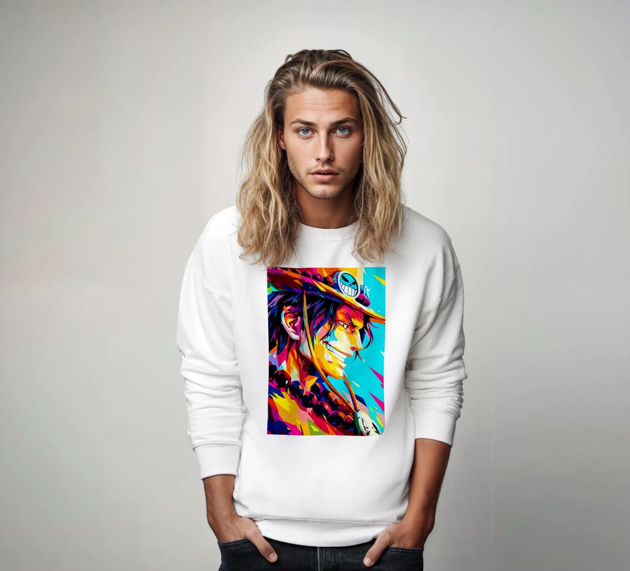 Wpap Ace One Piece felpa da HopeStudio