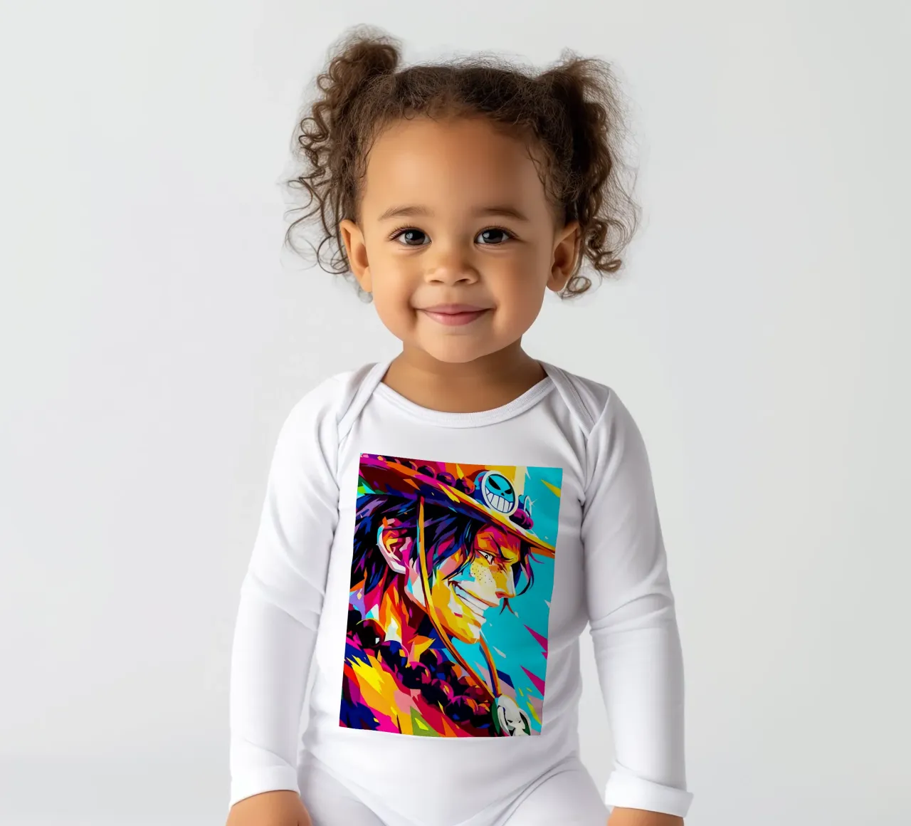 Wpap Ace One Piece long-sleeve baby romper by HopeStudio