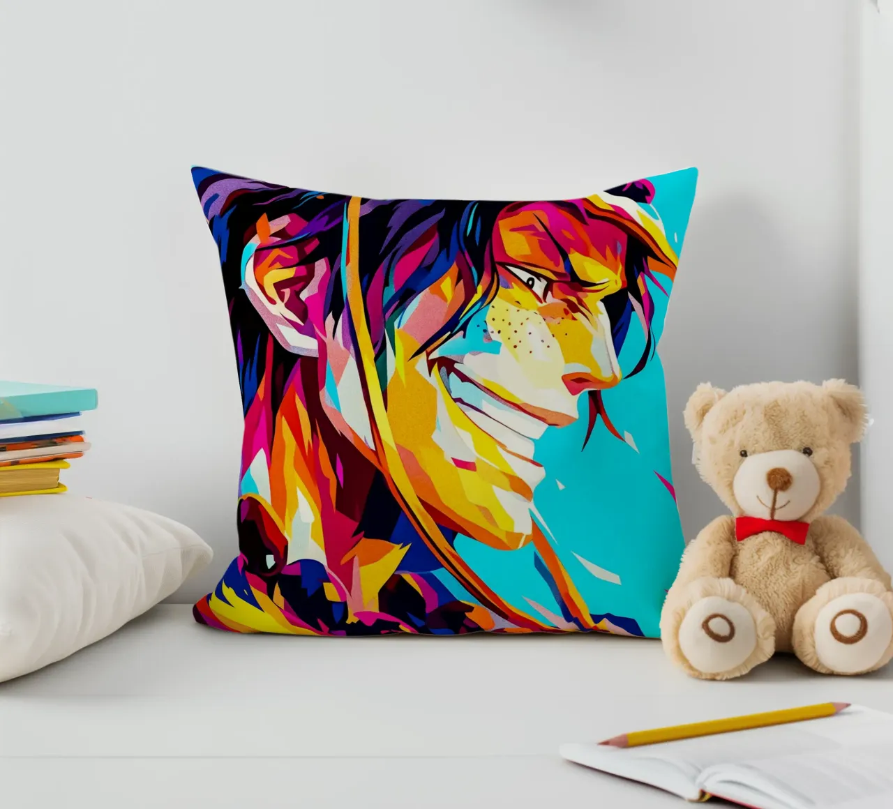 Wpap Ace One Piece decorative cushion by HopeStudio
