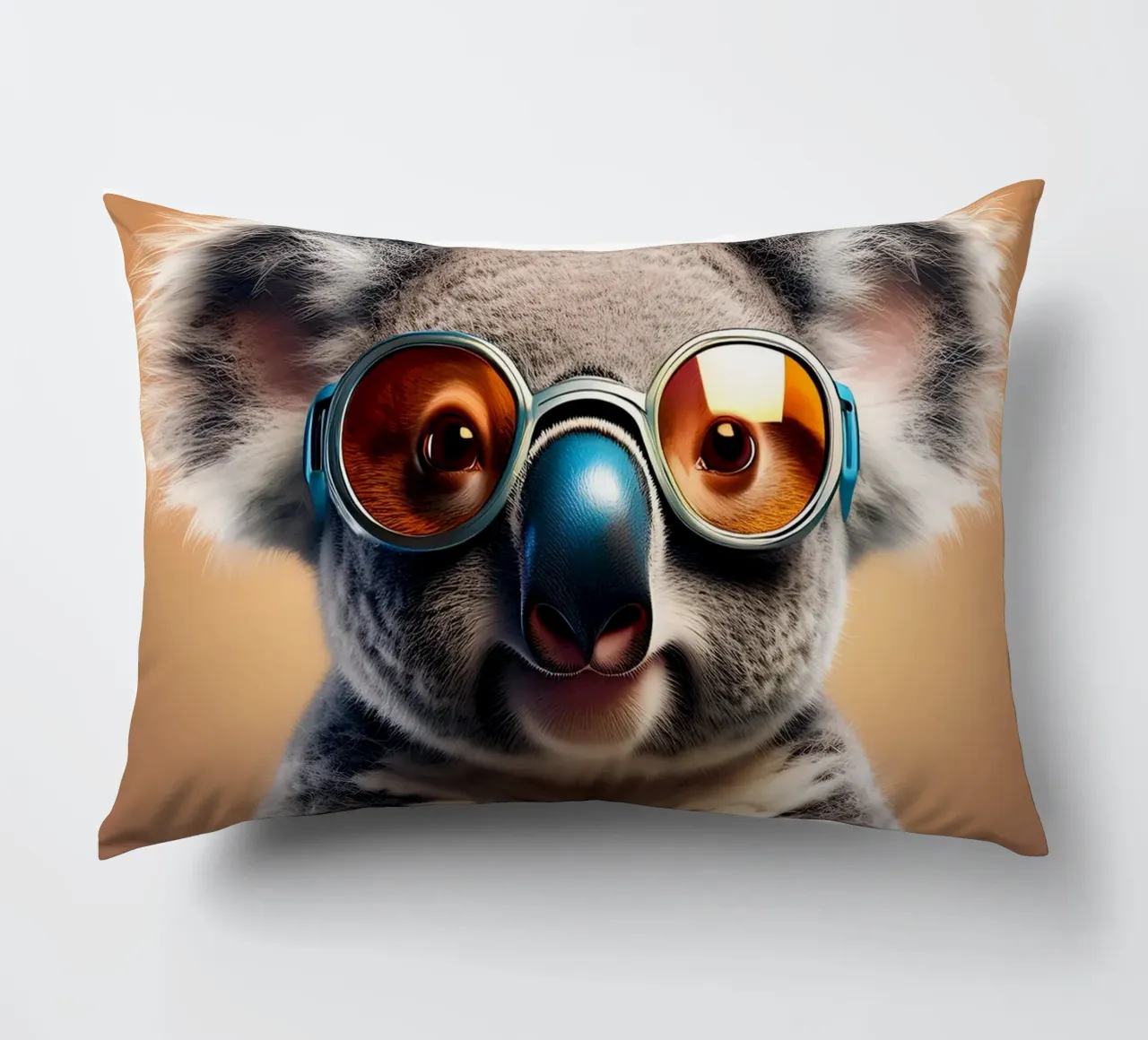 Cool Koala with Sunglasses | Trendy Animal Art Print decorative cushion by FlexiDesignsByK