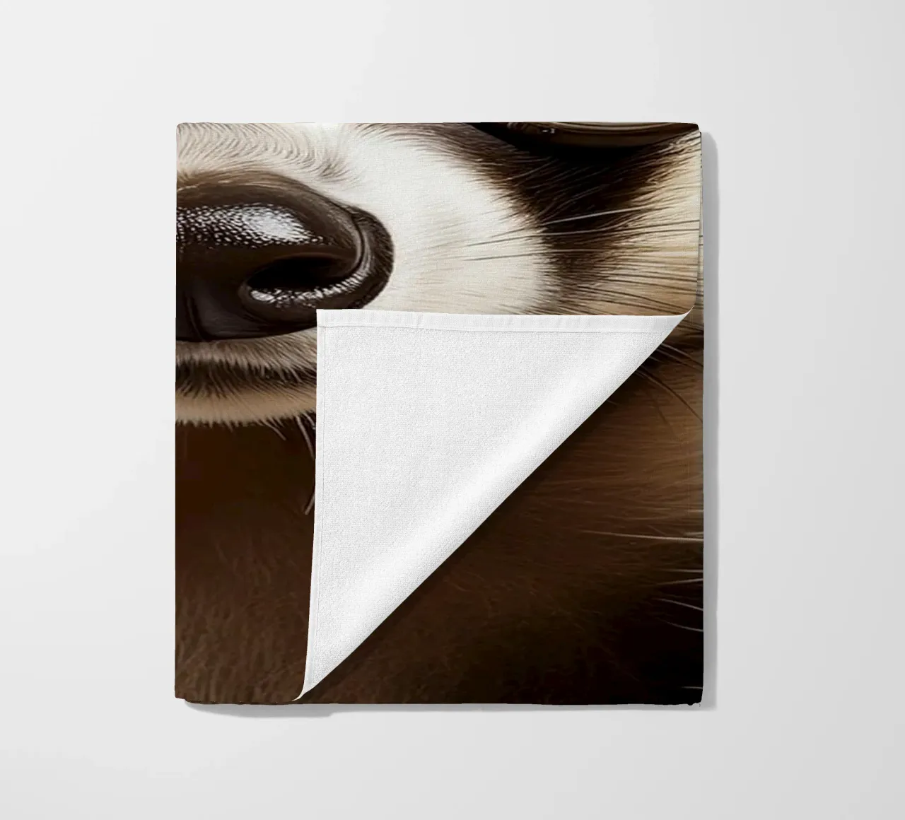 Adventurous Badger in Goggles | Fun Animal Art Print beach towel by FlexiDesignsByK