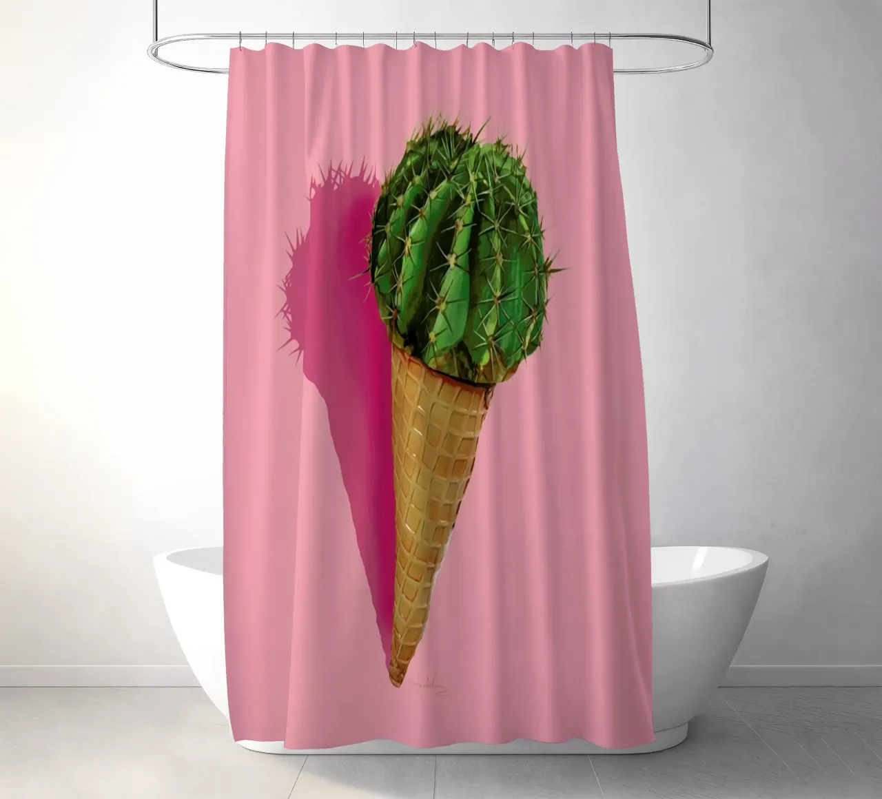 Caramba Cacti tenda da doccia da Nettsch