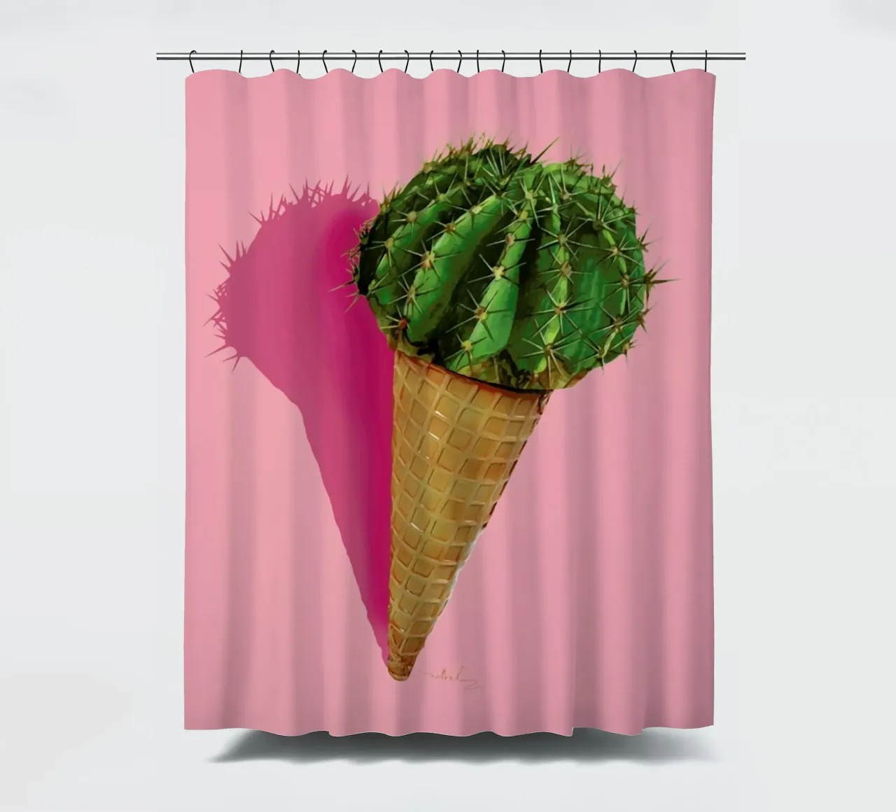 Caramba Cacti tenda da doccia da Nettsch