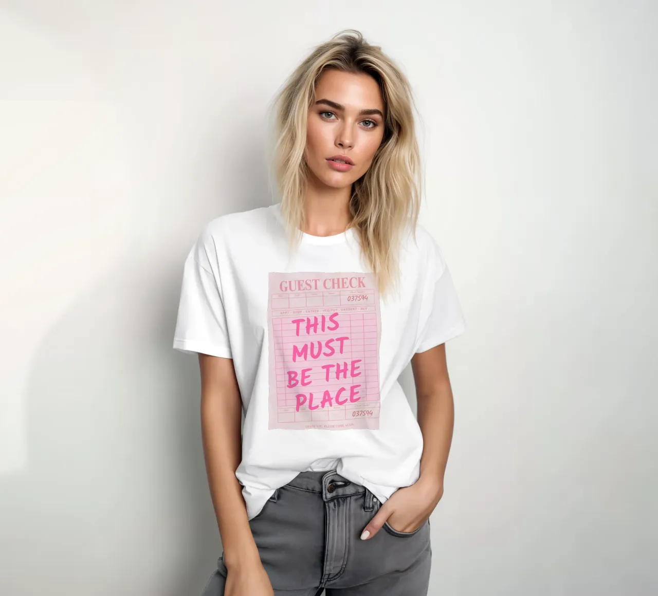 Questo deve essere il posto in cui gli ospiti controllano la stampa, t-shirt da pdigitalprints