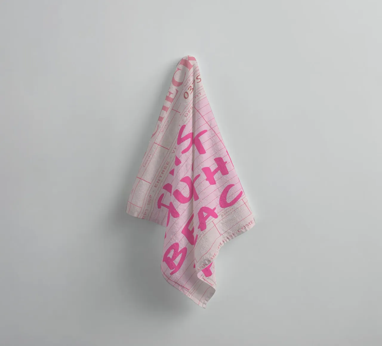 Ce doit être l'endroit où les invités vérifient l'impression, serviette de bain de pdigitalprints