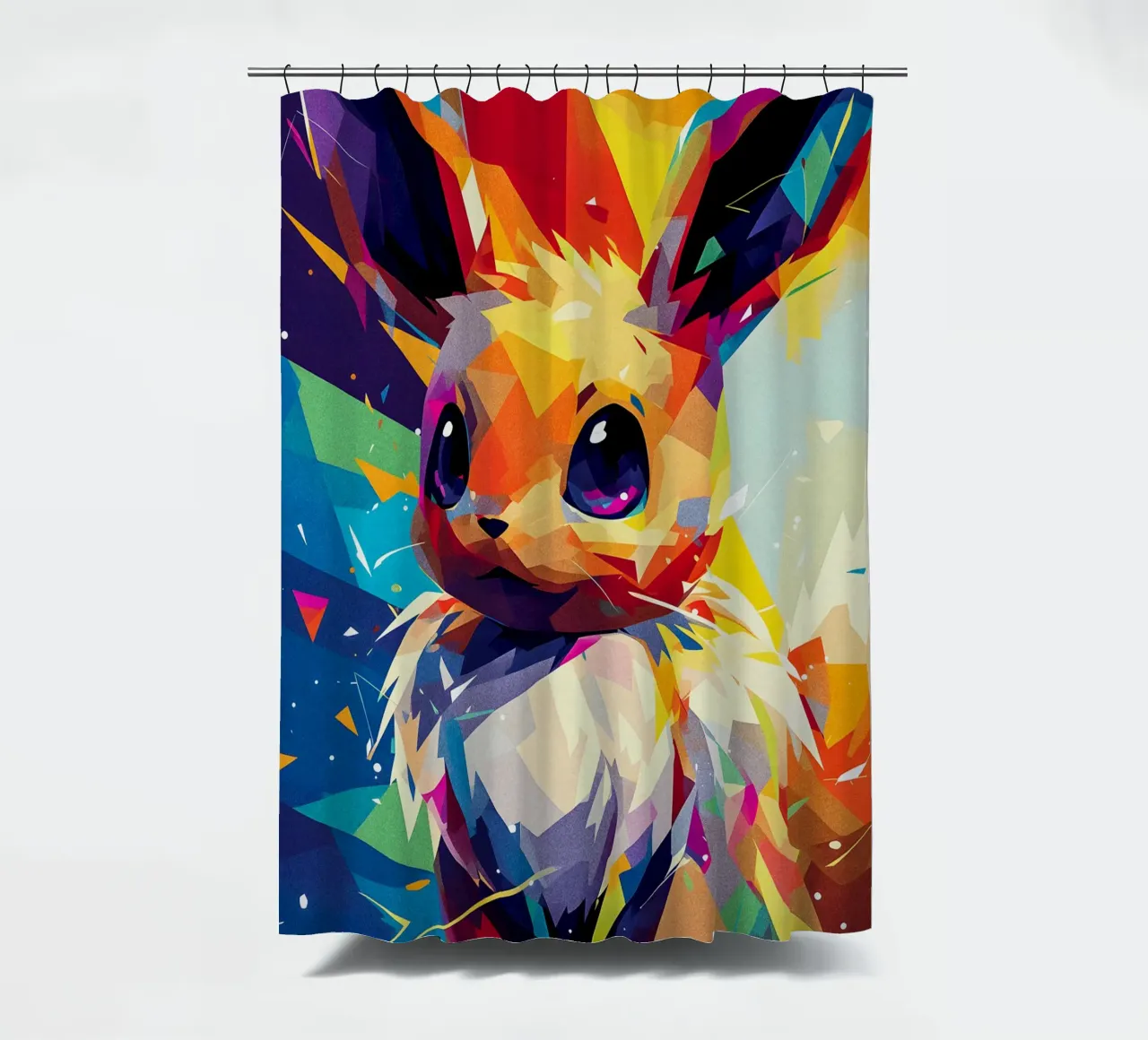 eevee pokemon tenda da doccia da HopeStudio