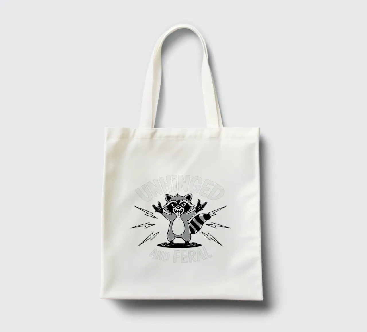 Unhinged and Feral borsa in juta da edsonramosart