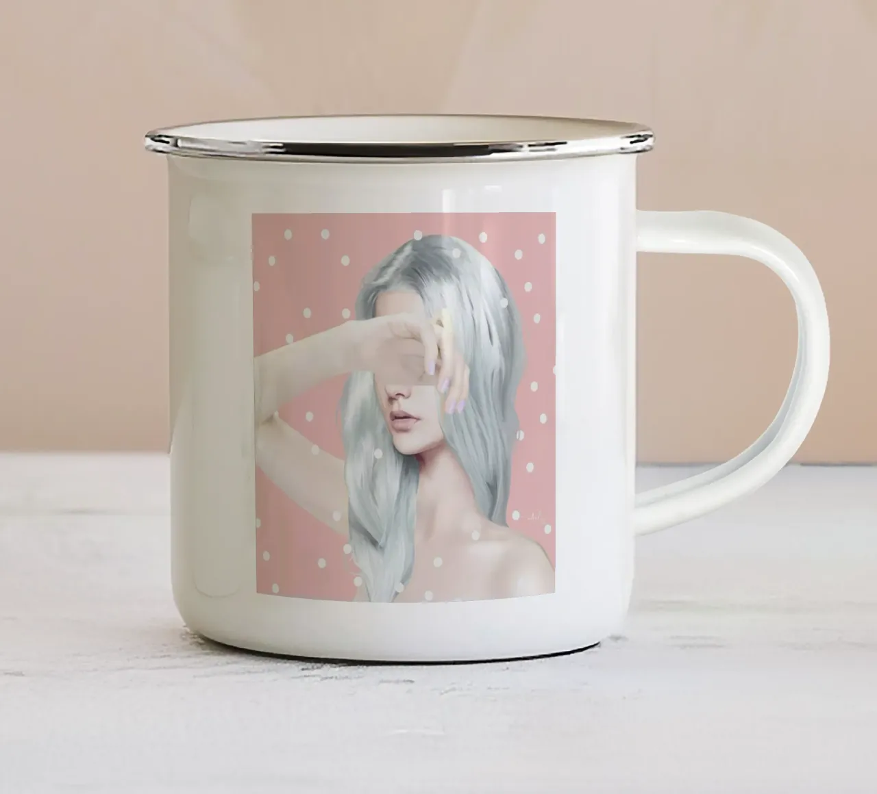 Let go tazza in smalto da Nettsch