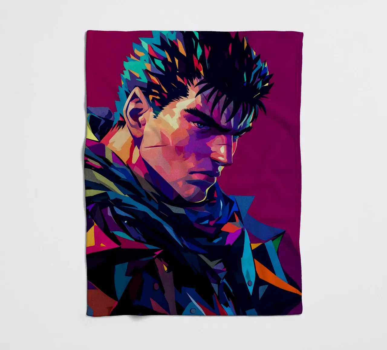 Guts From Berserk coperta in pile da HopeStudio