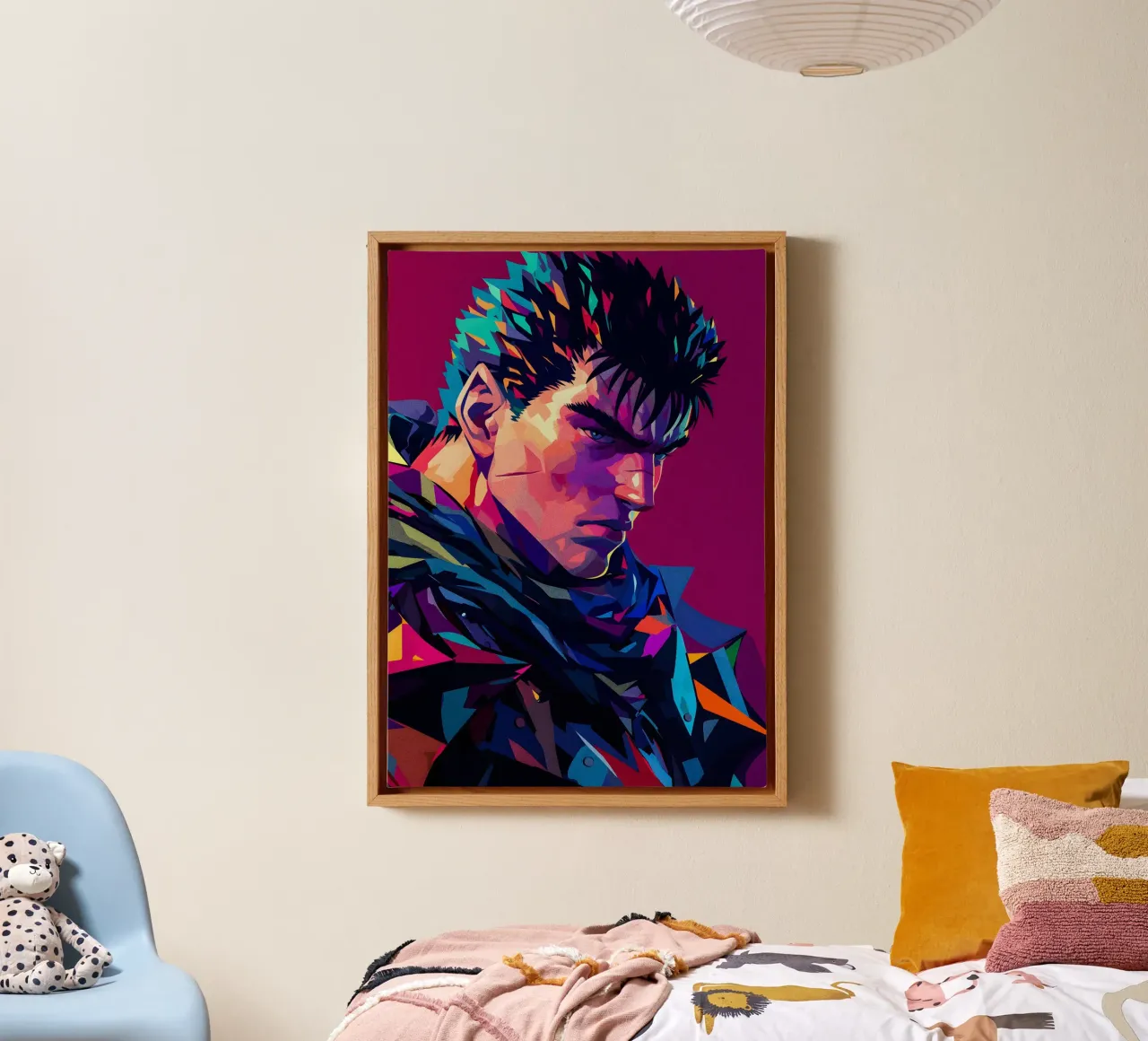 Guts From Berserk tela con Cornice a cassetta da HopeStudio