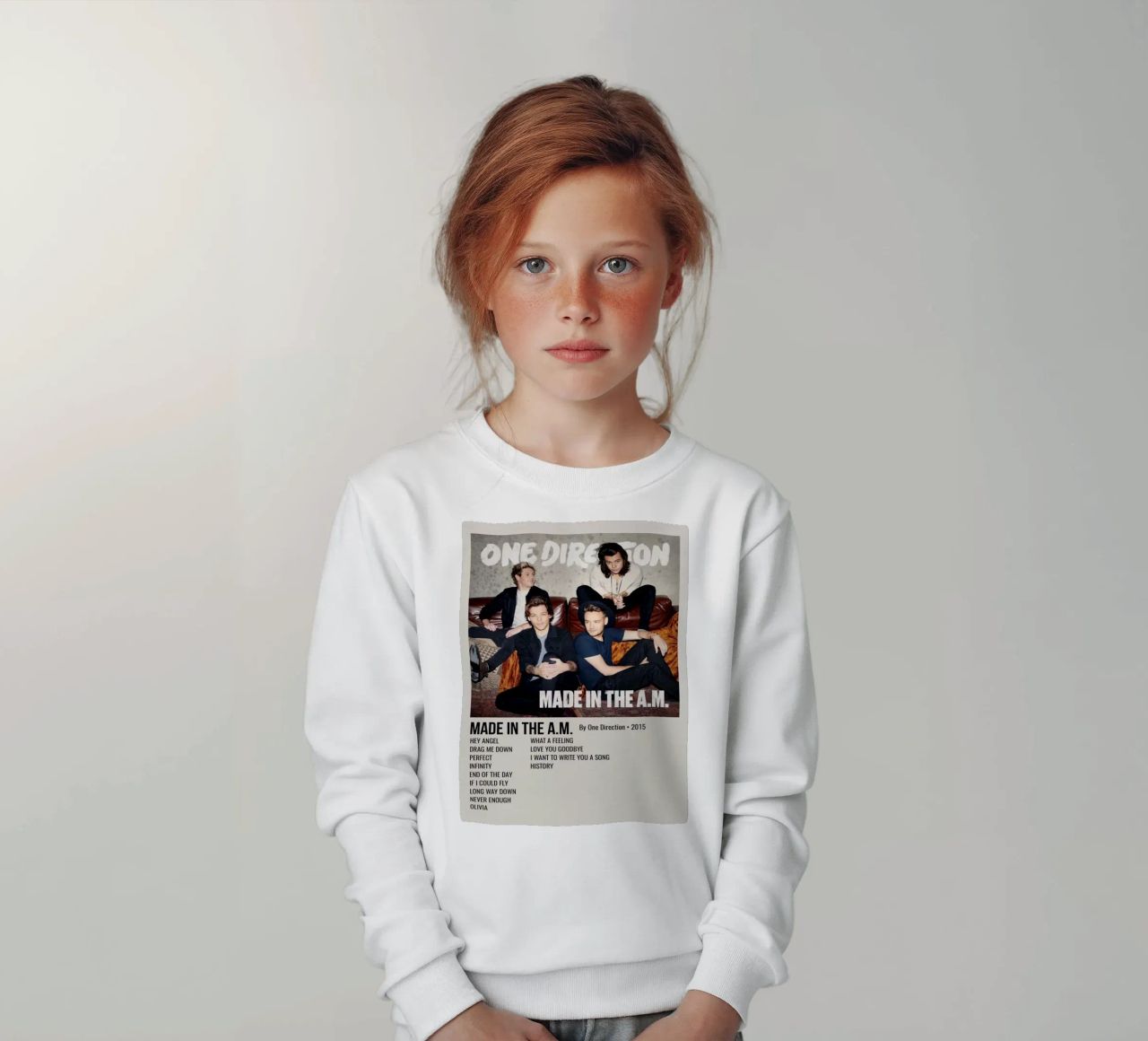 MADE IN THE A.M. By One Direction - 2015 felpa bambino da SoundStudio