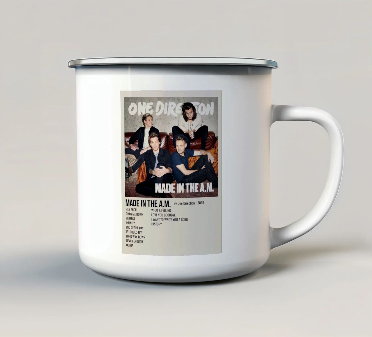 MADE IN THE A.M. By One Direction - 2015 tazza in smalto da SoundStudio