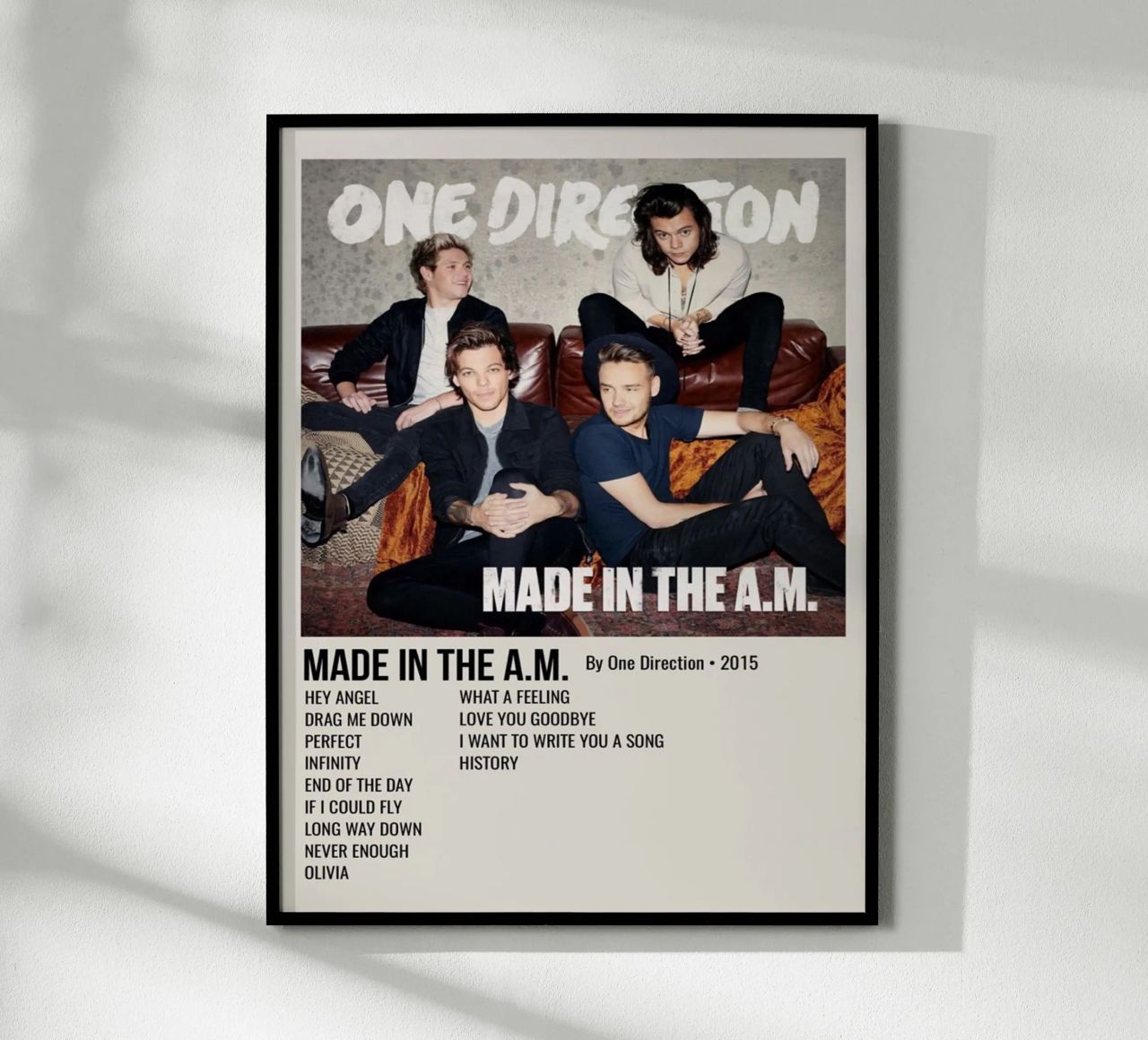 MADE IN THE A.M. By One Direction - 2015 carta hahnemühle da SoundStudio