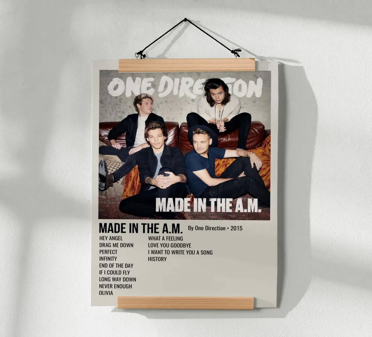MADE IN THE A.M. By One Direction - 2015 carta hahnemühle da SoundStudio