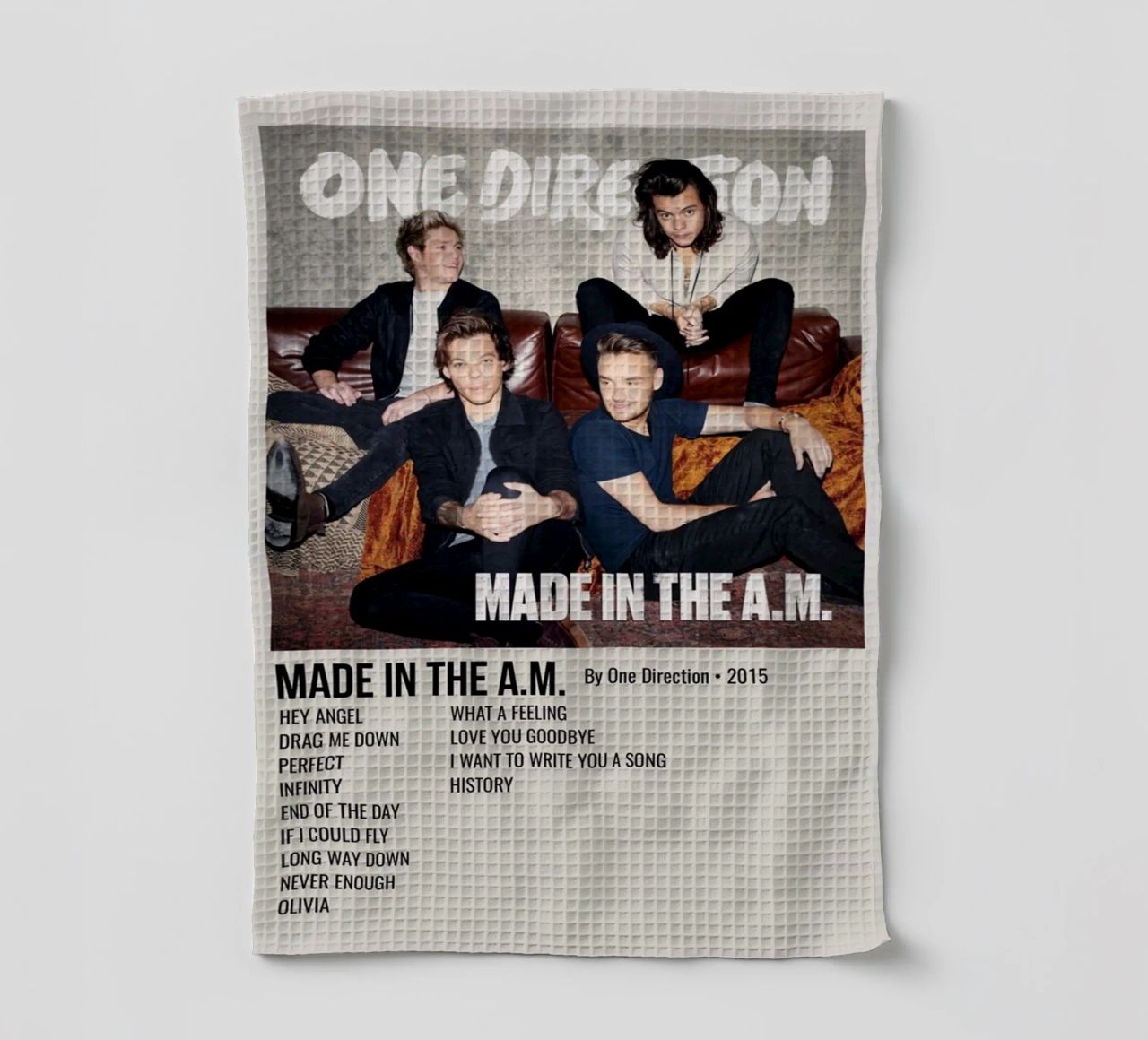 MADE IN THE A.M. By One Direction - 2015 canovaccio da cucina da SoundStudio