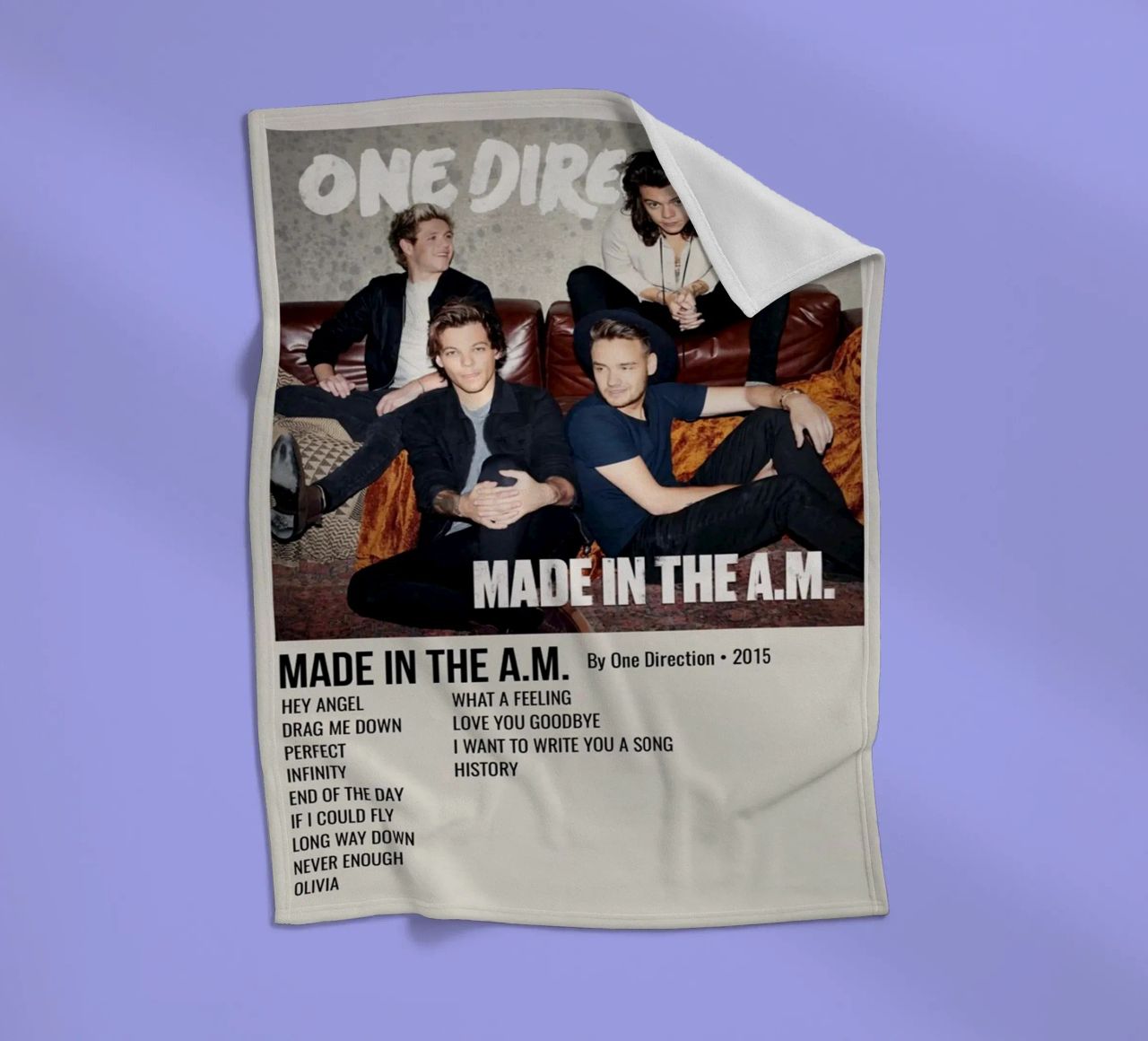 MADE IN THE A.M. By One Direction - 2015 coperta in pile da SoundStudio