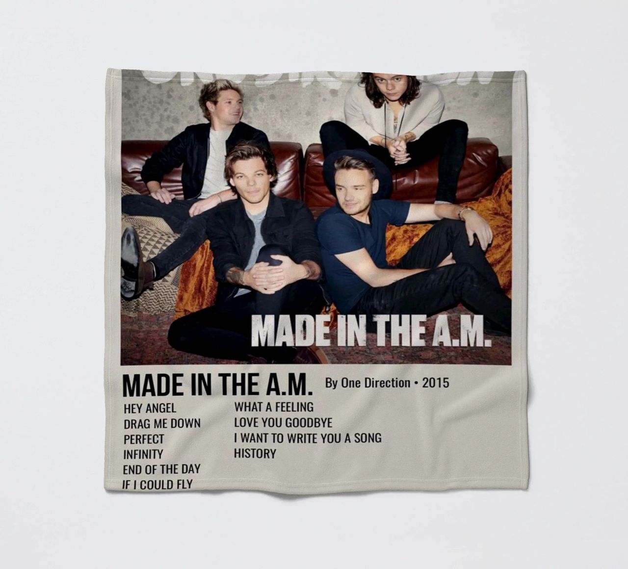 MADE IN THE A.M. By One Direction - 2015 coperta in pile da SoundStudio