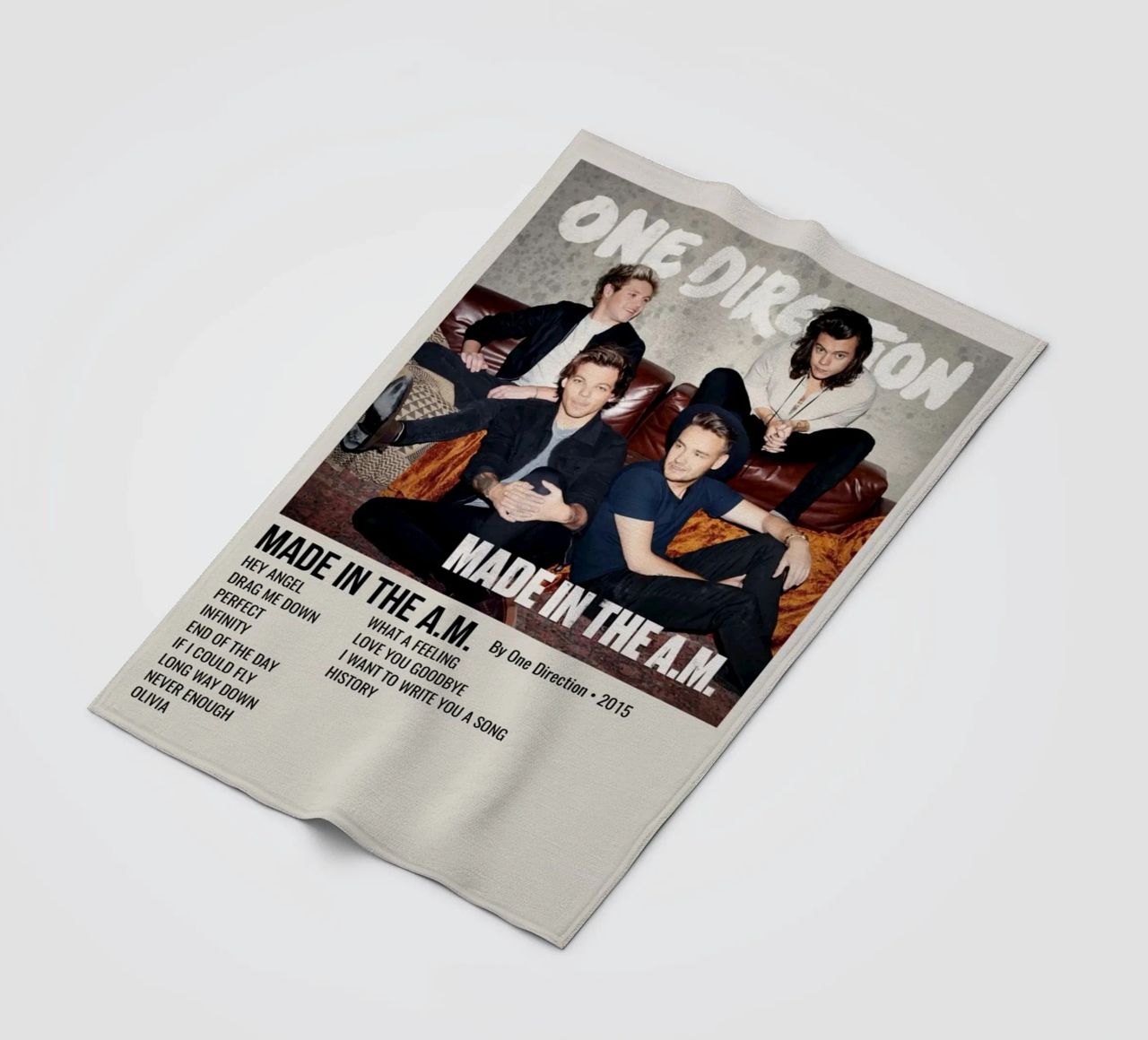 MADE IN THE A.M. By One Direction - 2015 coperta in pile da SoundStudio