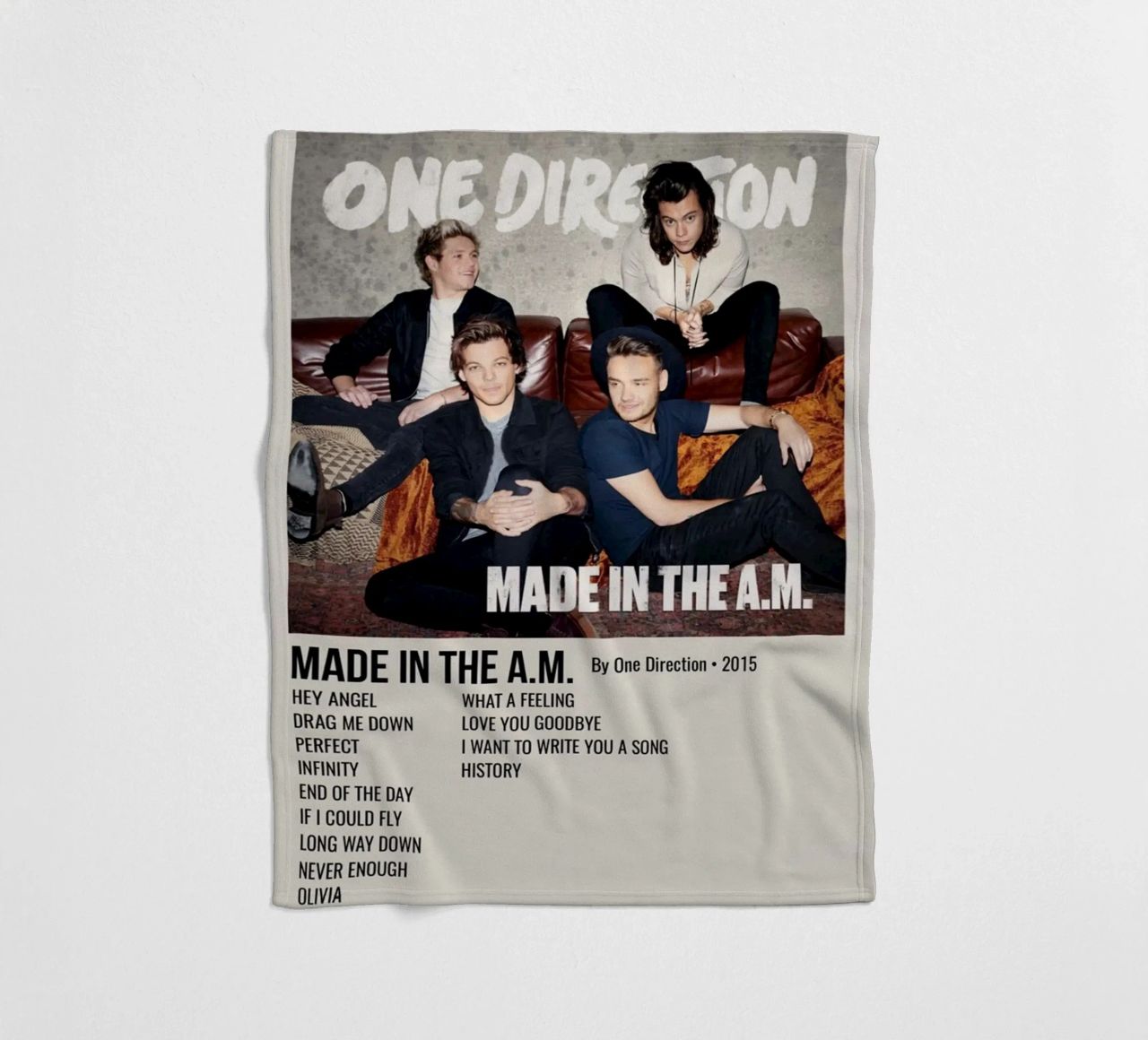 MADE IN THE A.M. By One Direction - 2015 coperta in pile da SoundStudio