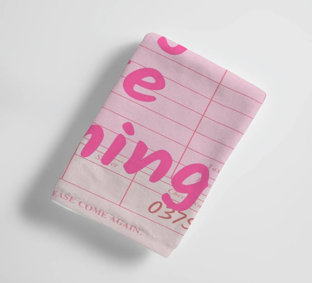 Guest Check Print, Trendy Art, Good Things Are Coming serviette de bain de pdigitalprints
