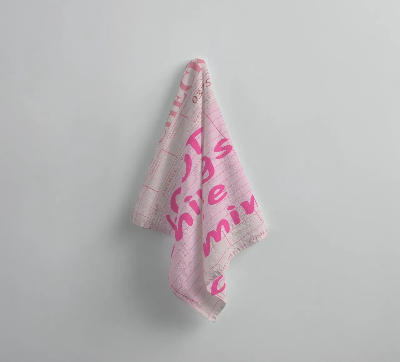 Guest Check Print, Trendy Art, Good Things Are Coming serviette de bain de pdigitalprints