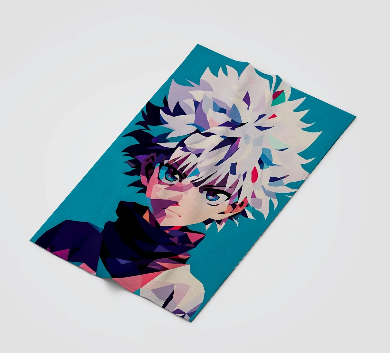 Killua Zoldyck Hunter × Hunter coperta in pile da HopeStudio