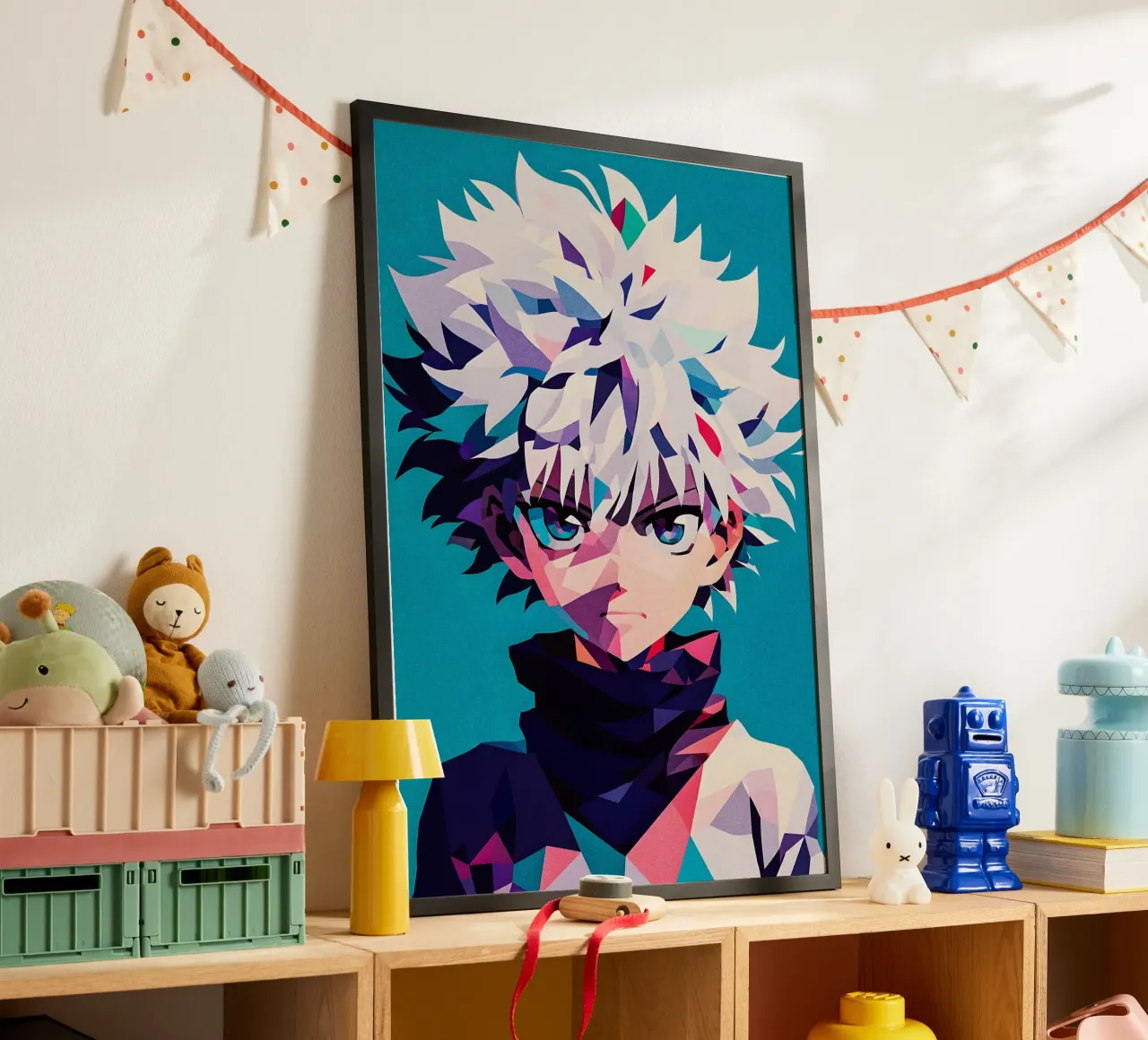 Killua Zoldyck Hunter × Hunter carta hahnemühle da HopeStudio