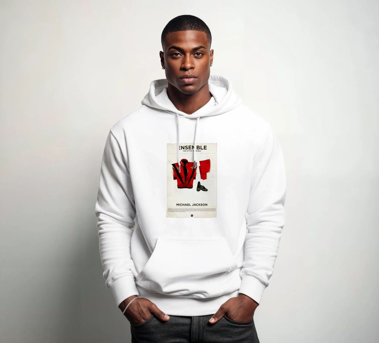 Ensemble Michael Jackson felpa con cappuccio da Moxy Creative House