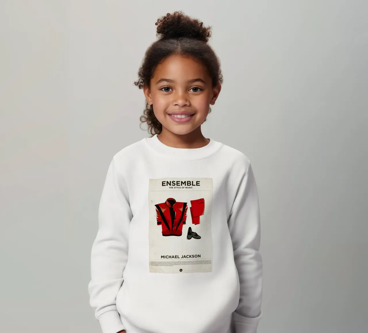Ensemble Michael Jackson felpa bambino da Moxy Creative House