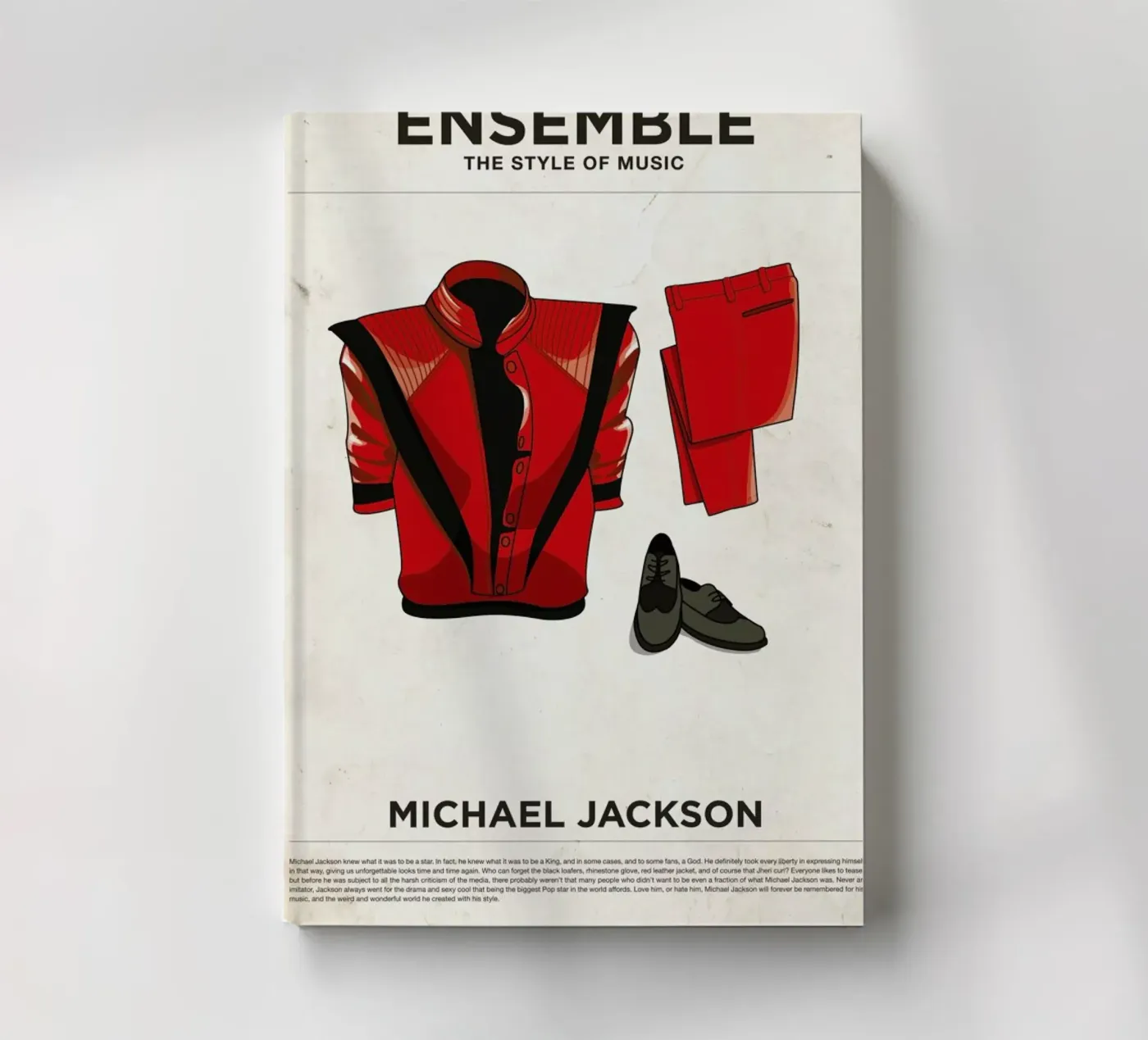 Ensemble Michael Jackson notebook by Moxy Creative House