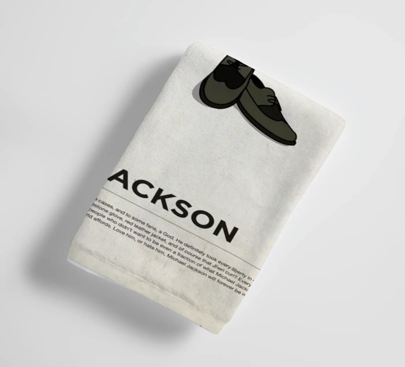 Ensemble Michael Jackson badhanddoek van Moxy Creative House