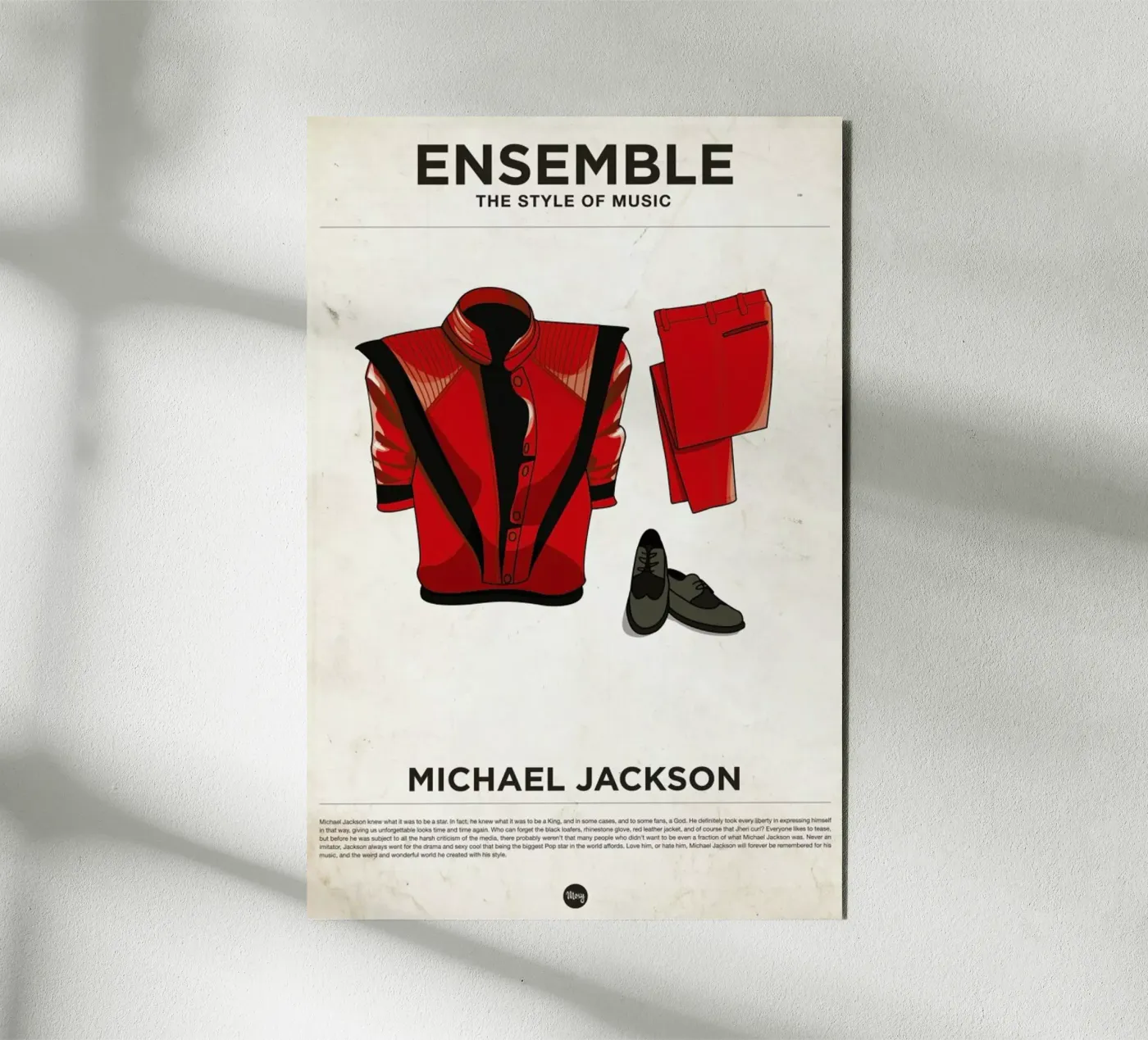 Ensemble Michael Jackson forex plate by Moxy Creative House