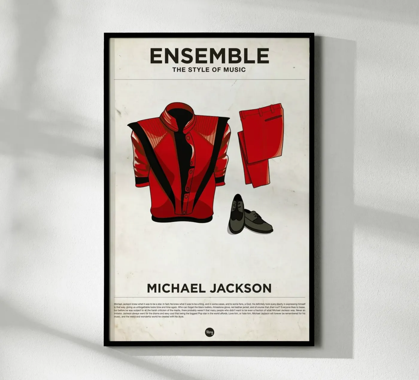 Ensemble Michael Jackson poster de Moxy Creative House