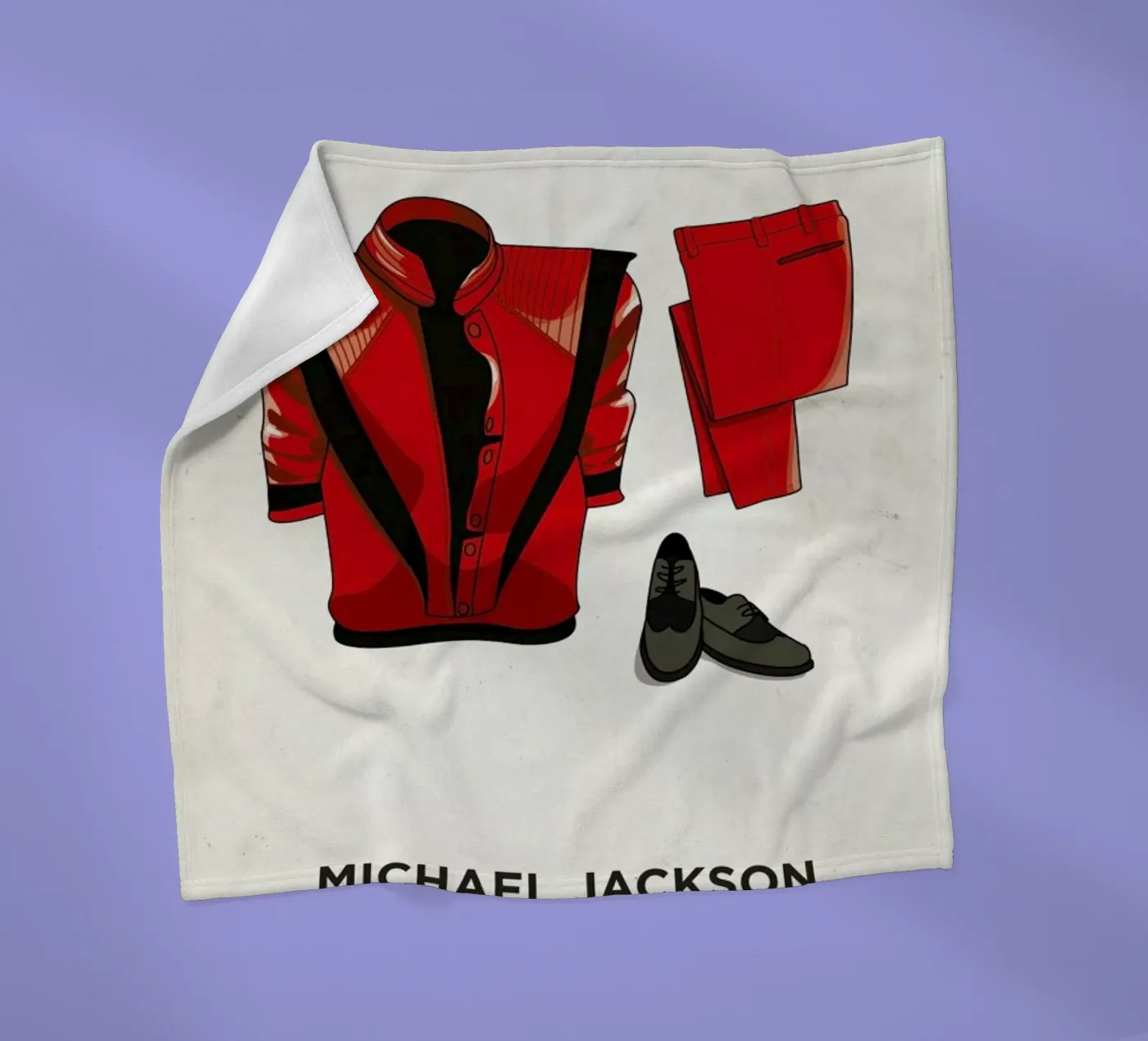 Ensemble Michael Jackson Fleecedecke von Moxy Creative House
