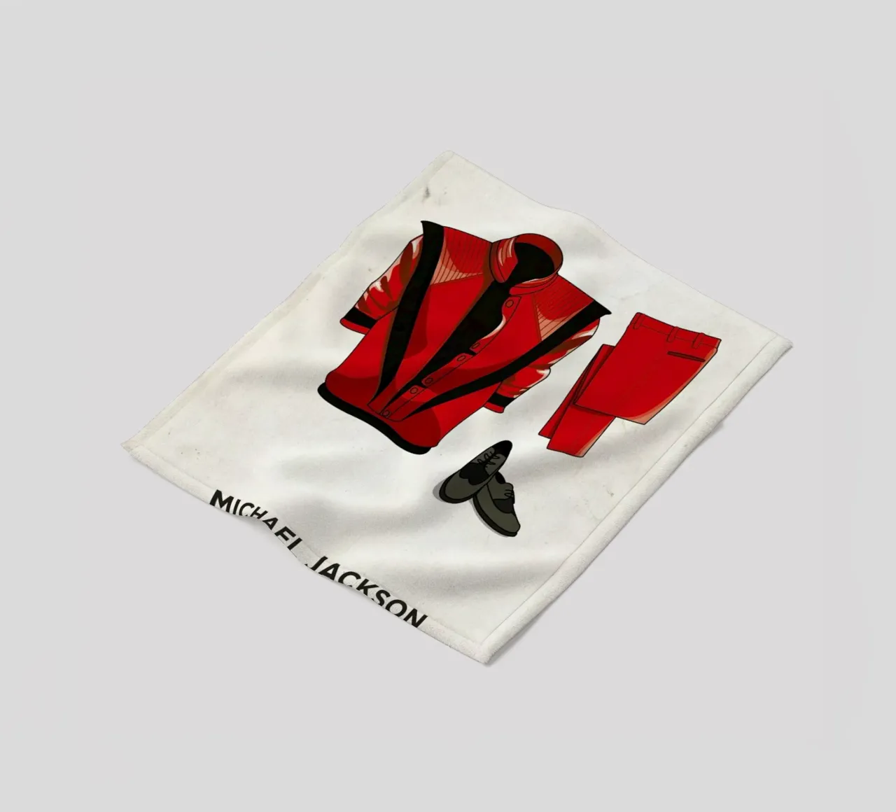Ensemble Michael Jackson fleece blanket by Moxy Creative House