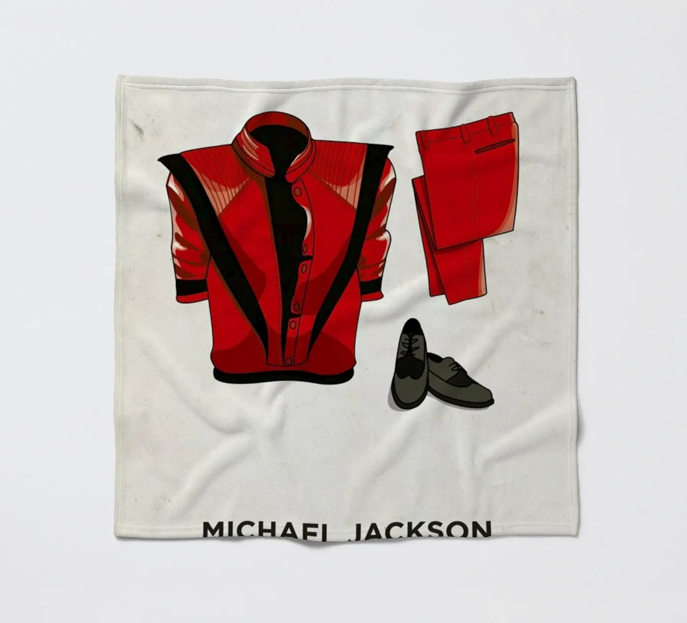 Ensemble Michael Jackson Fleecedecke von Moxy Creative House
