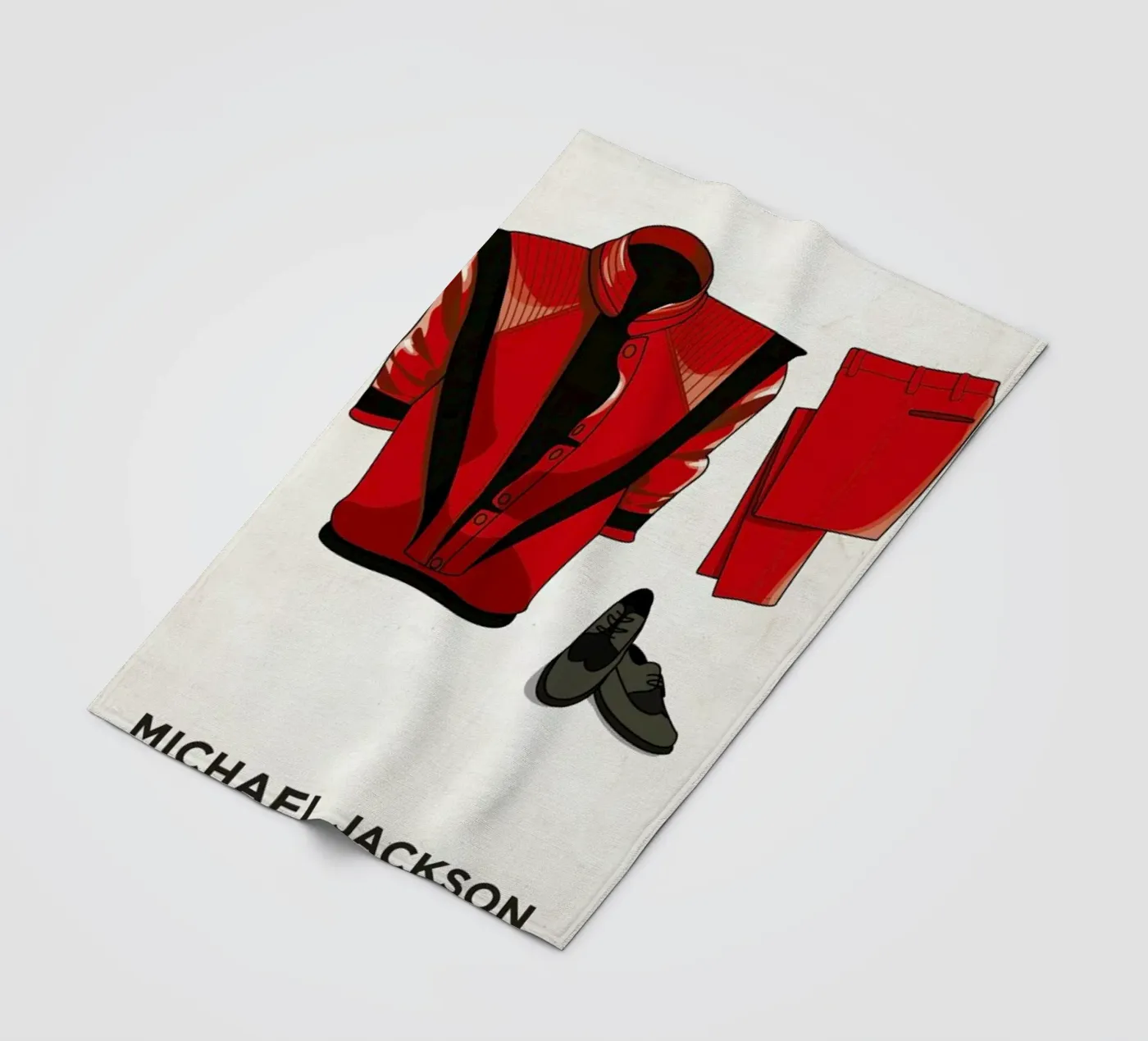 Ensemble Michael Jackson Fleecedecke von Moxy Creative House