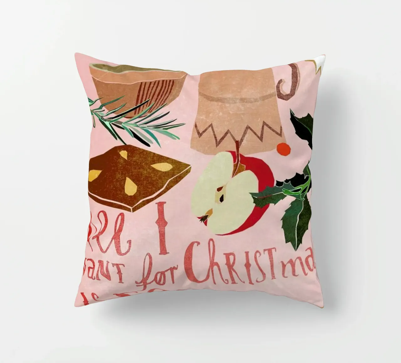 Christmas decorative cushion by Eva Wünsch