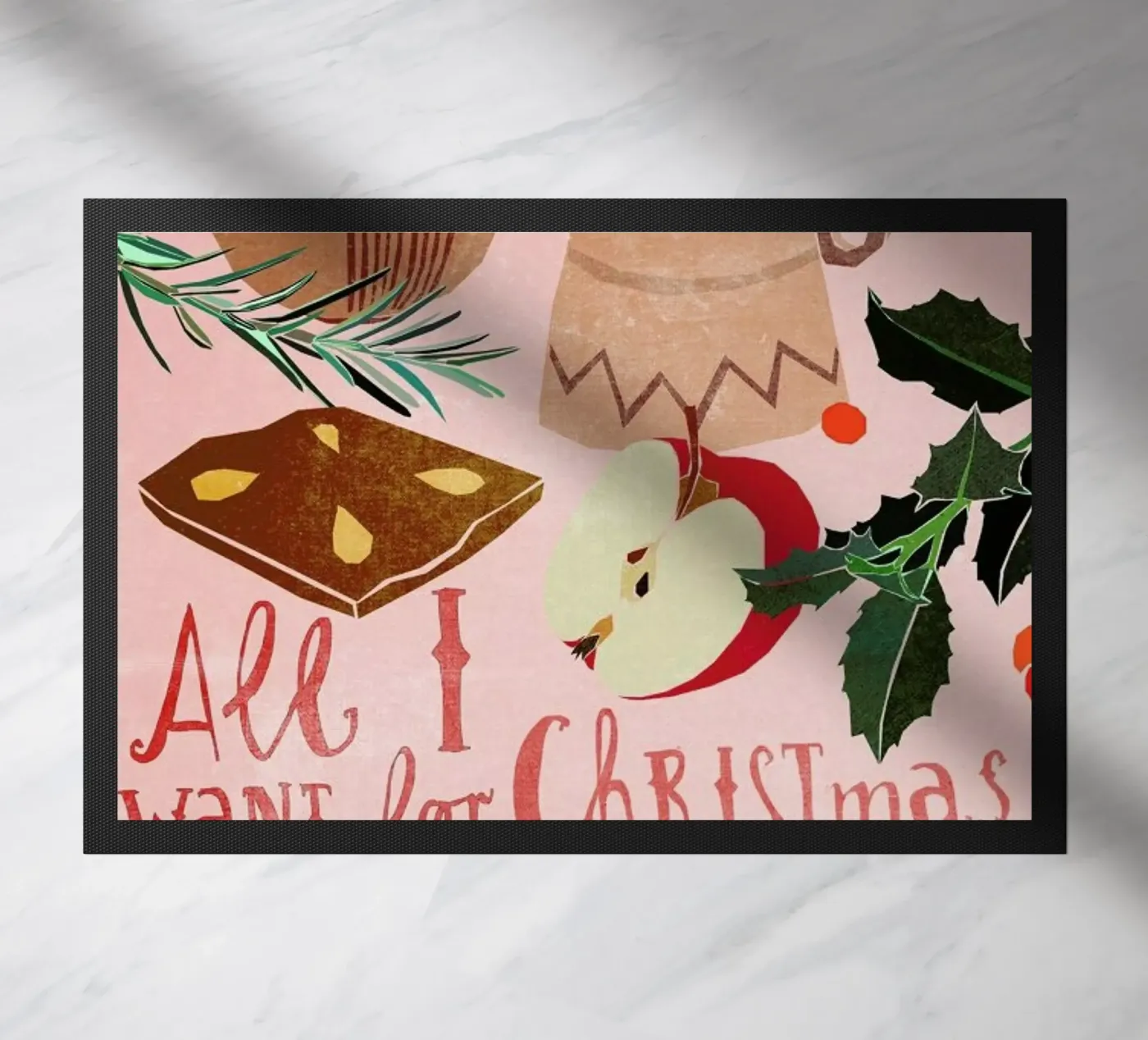 Christmas doormat by Eva Wünsch