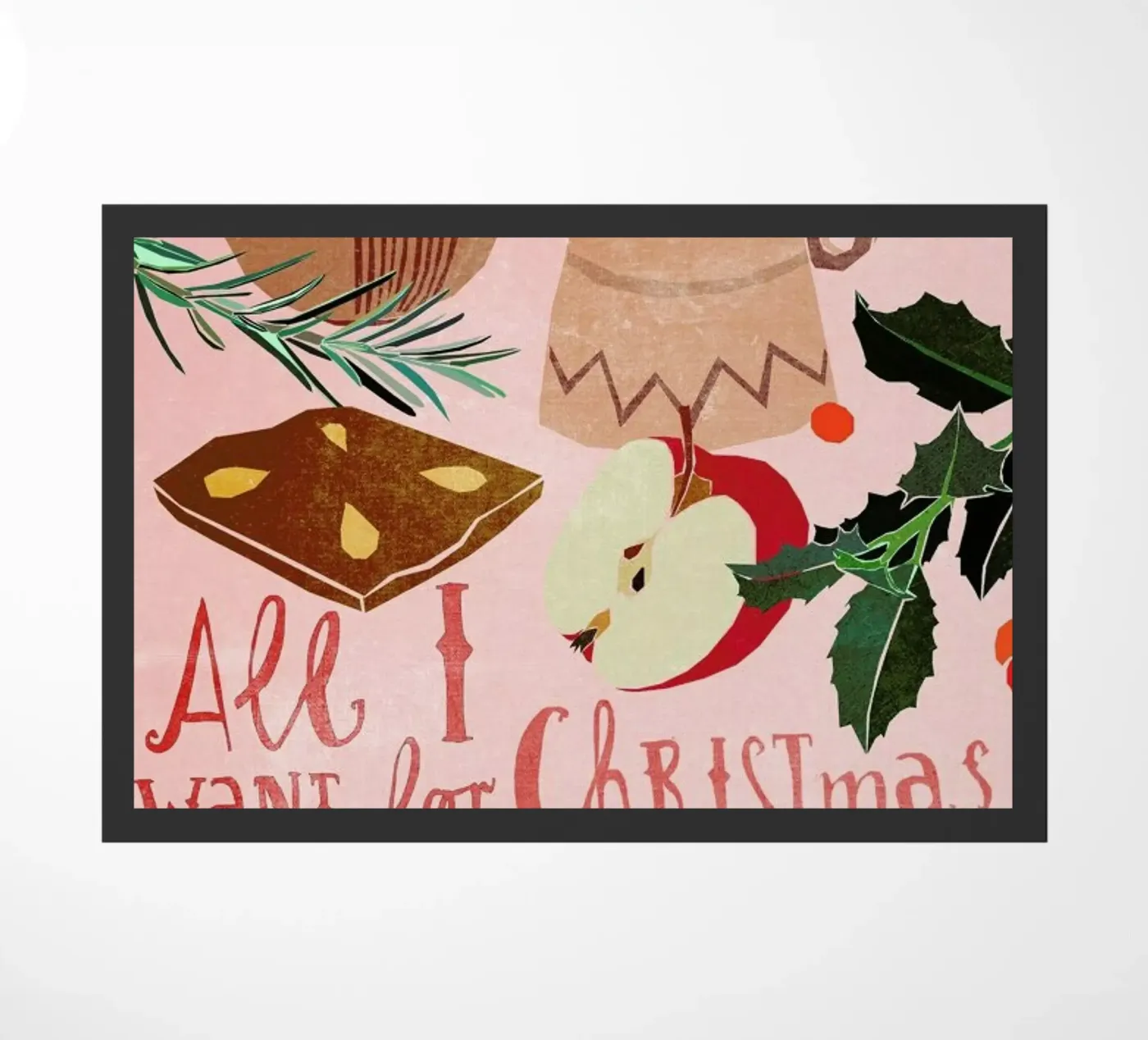 Christmas doormat by Eva Wünsch