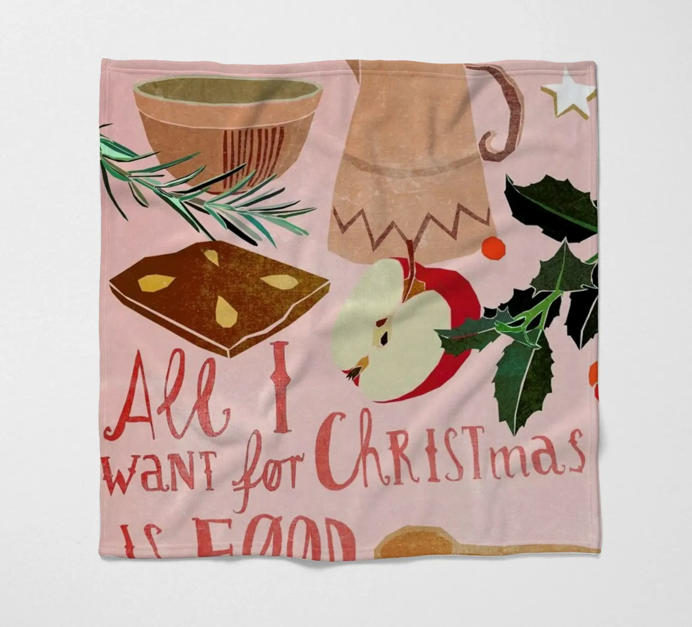 Christmas Fleecedecke von Eva Wünsch