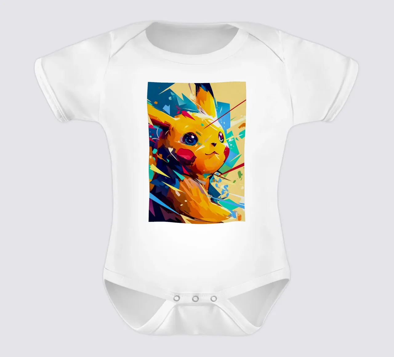 pikachu pokemon short-sleeve baby romper by HopeStudio